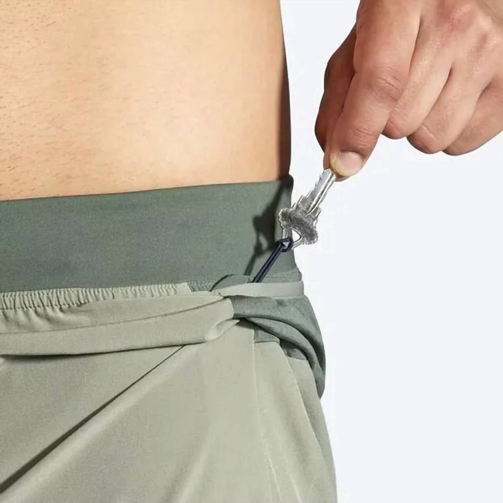 Sherpa 7" 2-In-1 Shorts In Dark Pebble