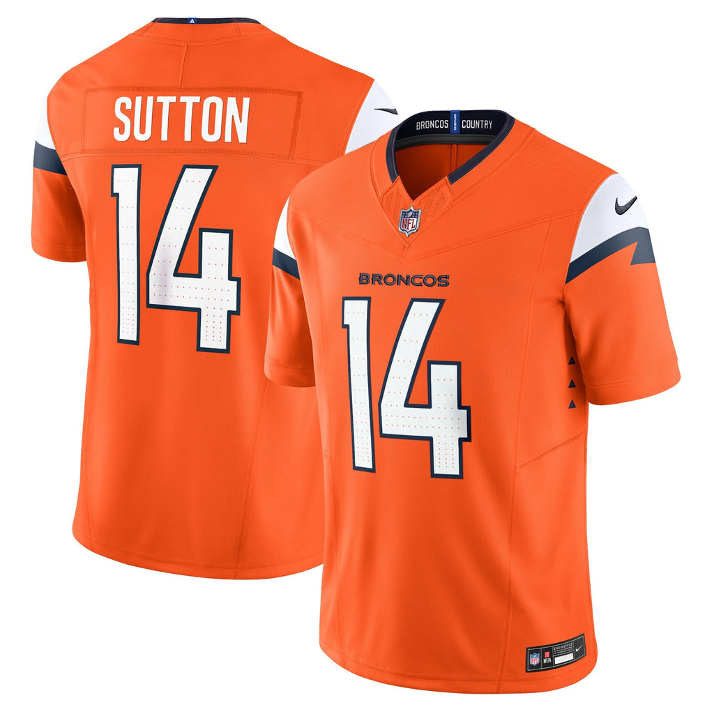 Denver Broncos Courtland Sutton Orange Mile High Collection Vapor F.U.S.E. Limited Jersey