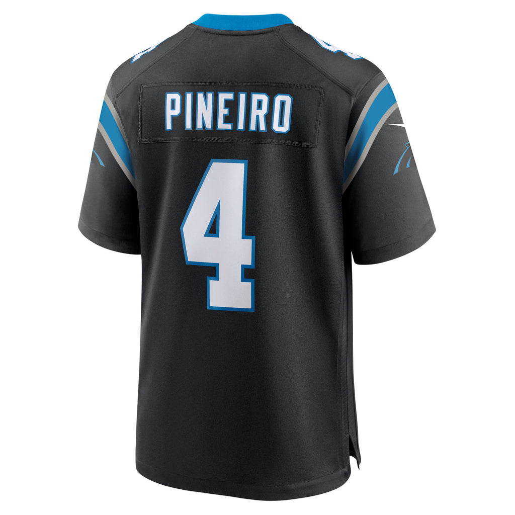 Carolina Panthers Eddy Pineiro Black Team Game Jersey