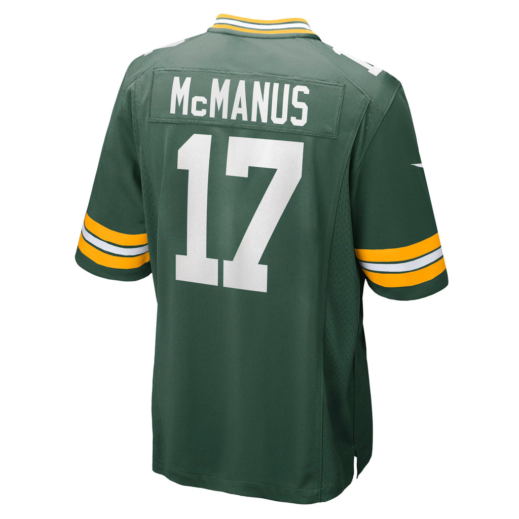 Green Bay Packers Brandon McManus Green Team Game Jersey