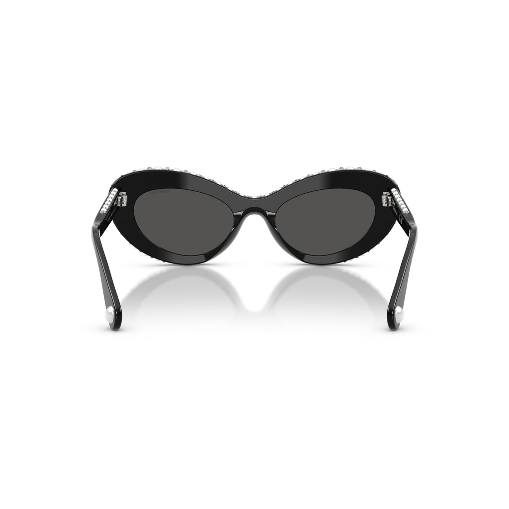 0Sk6061U Cat-Eye Sunglasses with Crystal-Embellished Frame