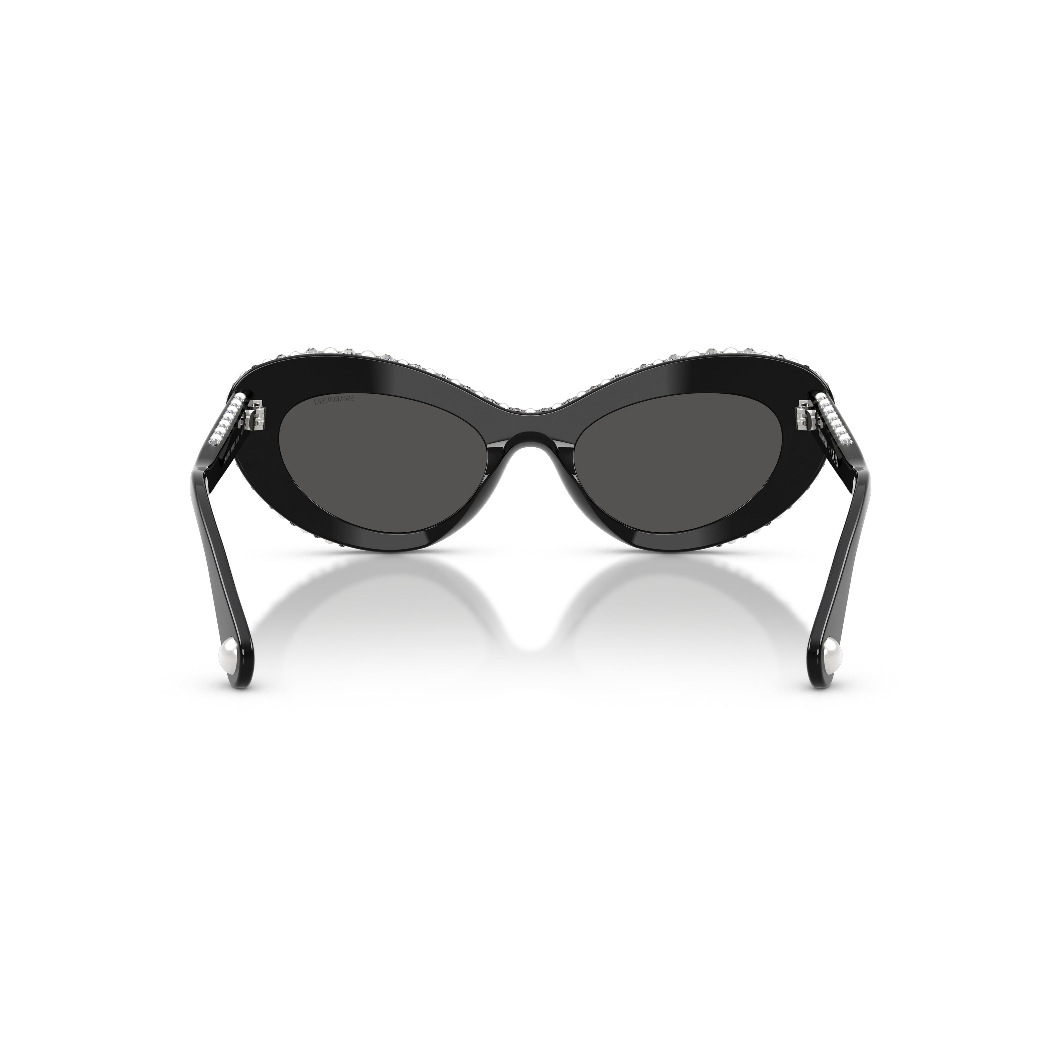 0Sk6061U Cat-Eye Sunglasses with Crystal-Embellished Frame