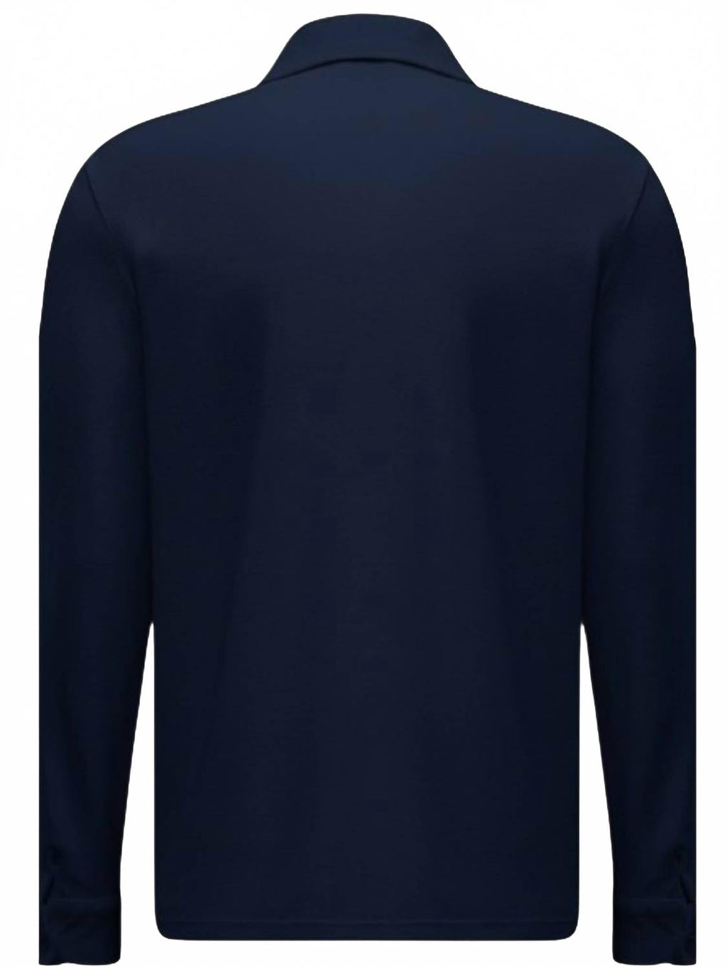 Men's Pique Long Sleeve Tee In Navy