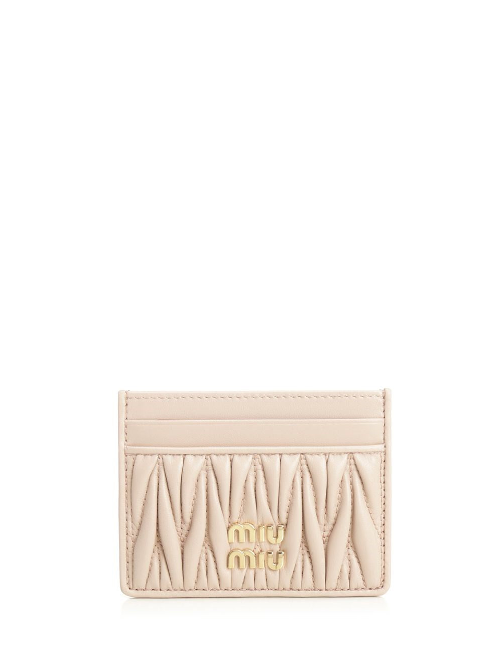 Miu Miu Women Quilted Card Holder