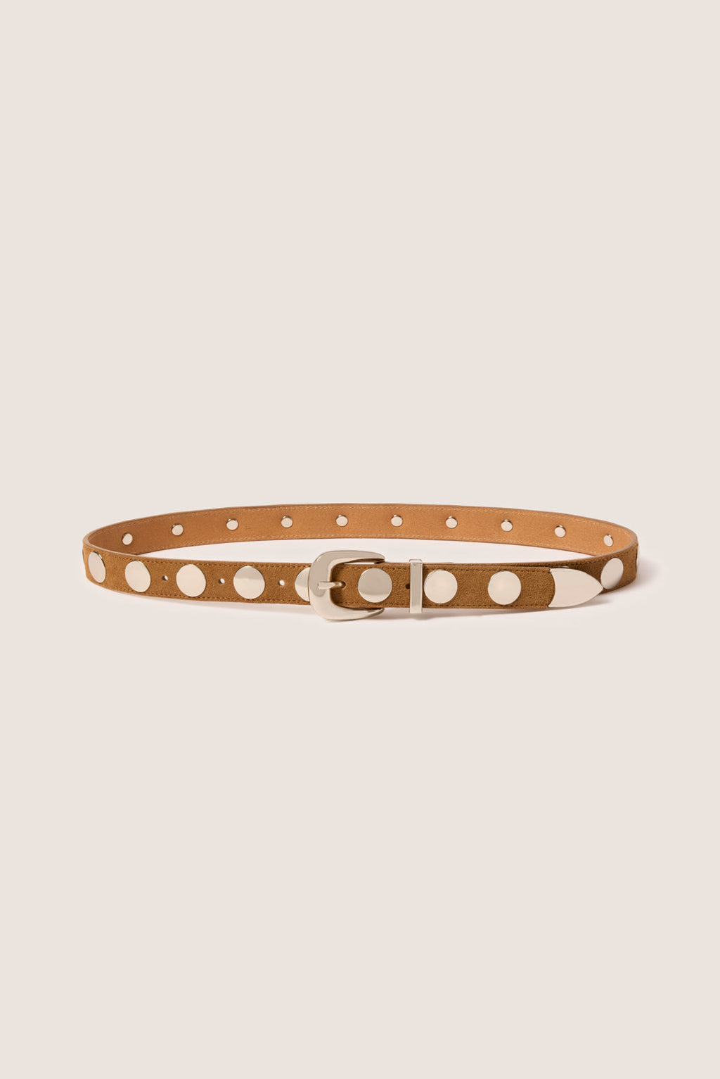 Women's Brett Studded Suede Belt