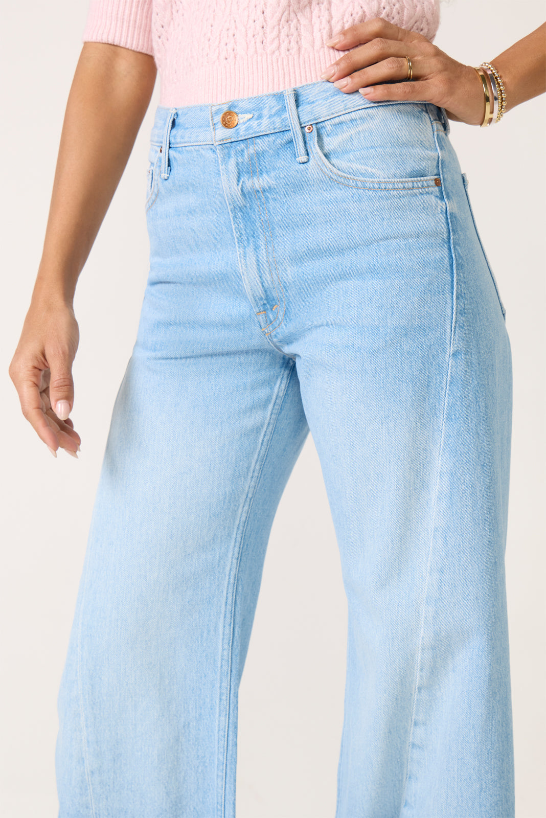 Women's The Lemon Twist Sneak Wide Leg Jean