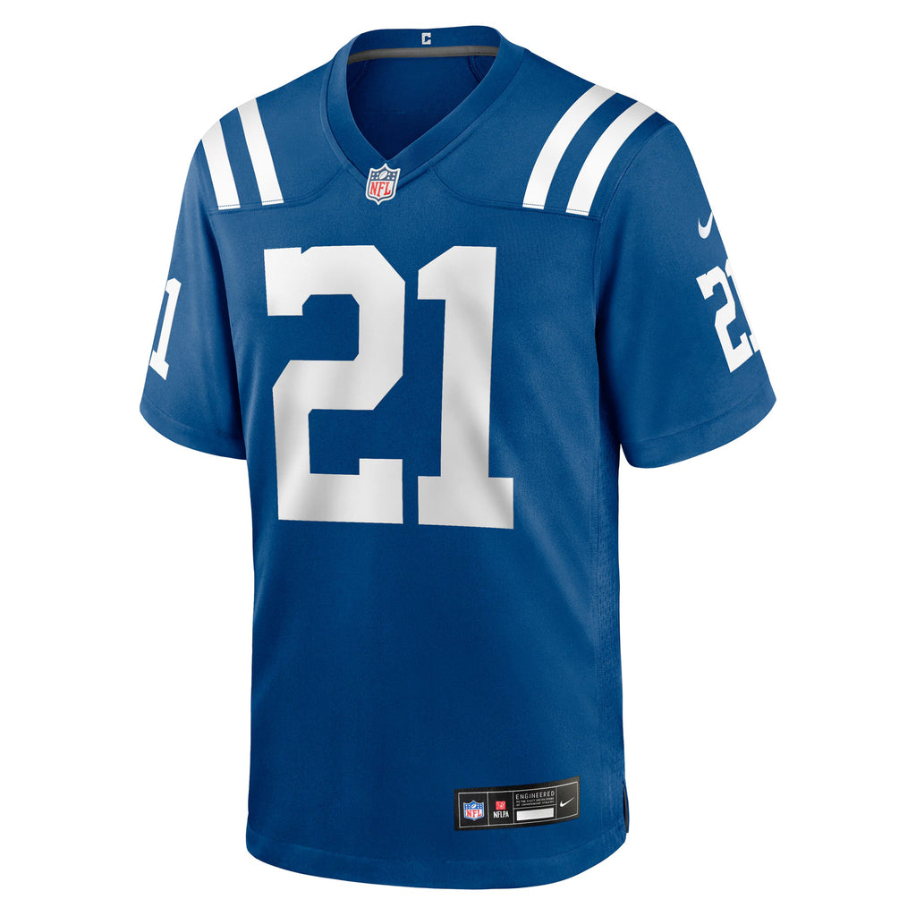 Indianapolis Colts DJ Giddens Royal Team Game Jersey