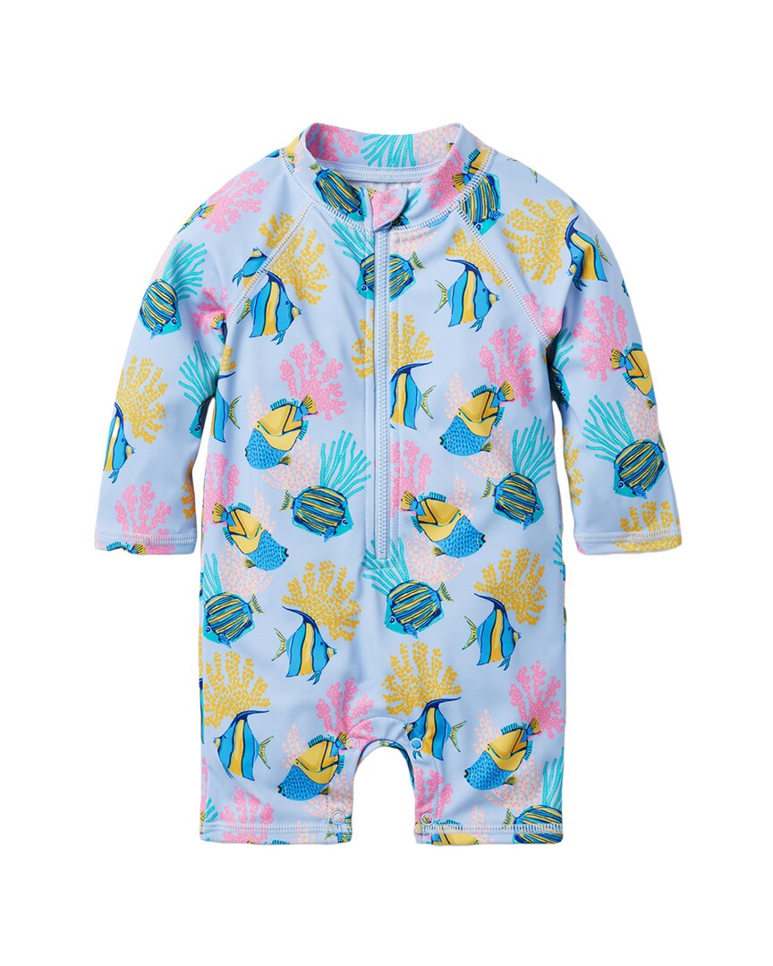 Janie and Jack Fish Zip Rashguard