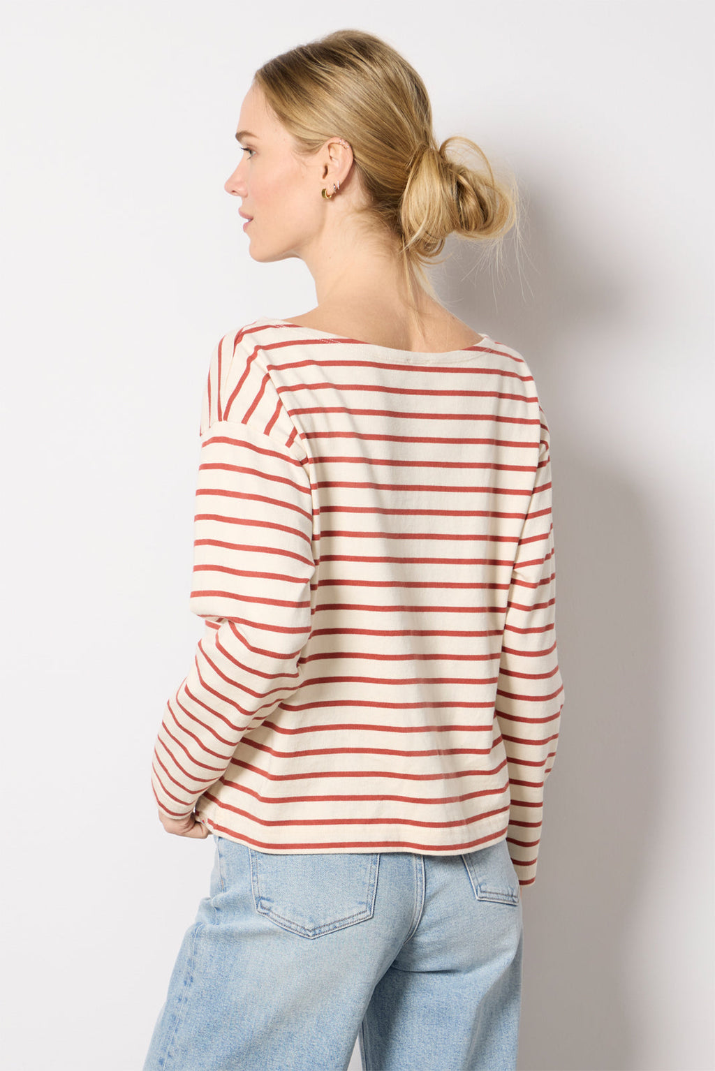 Women's Sport Jersey Boatneck Top