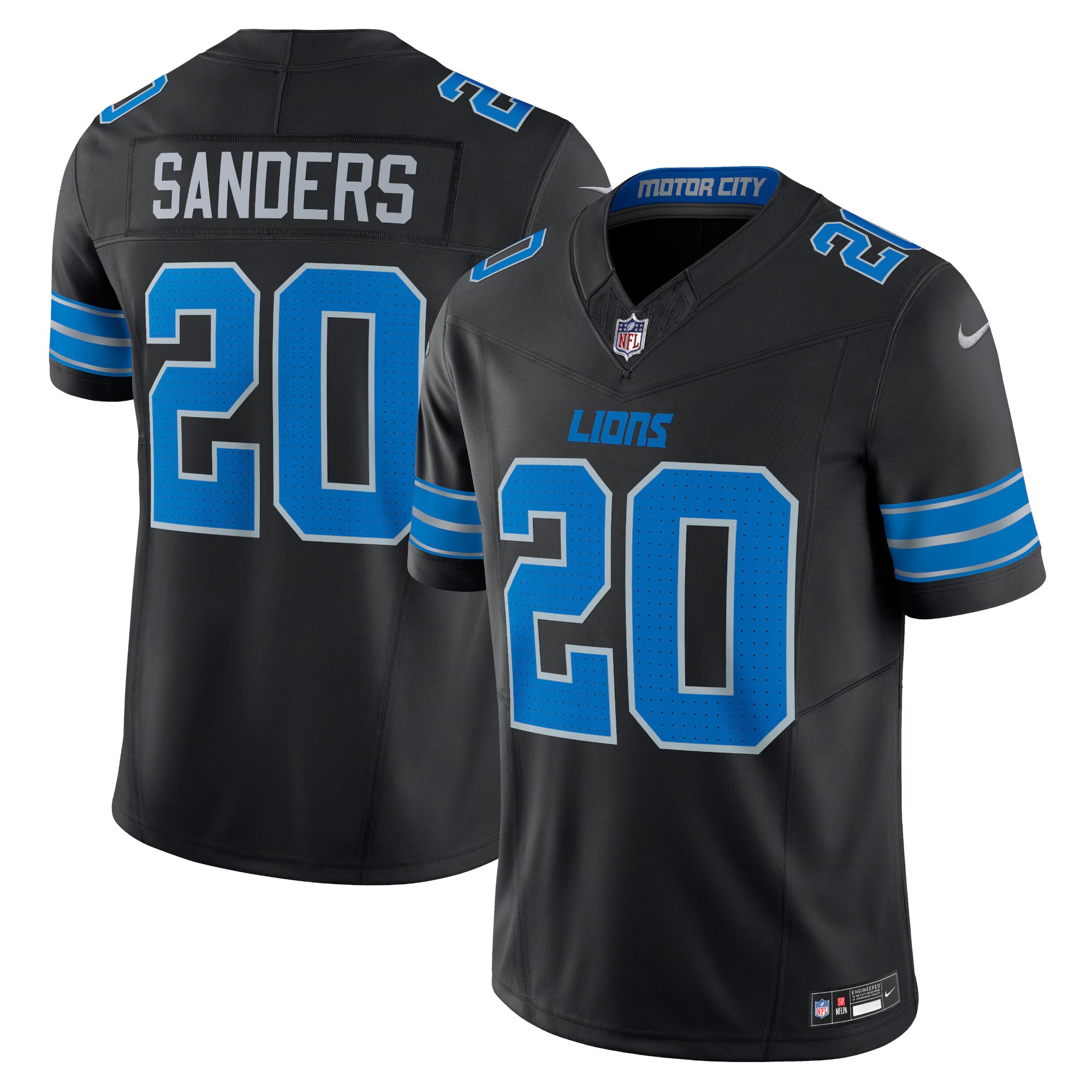 Detroit Lions Barry Sanders Black 2nd Alternate Vapor F.U.S.E. Limited Jersey