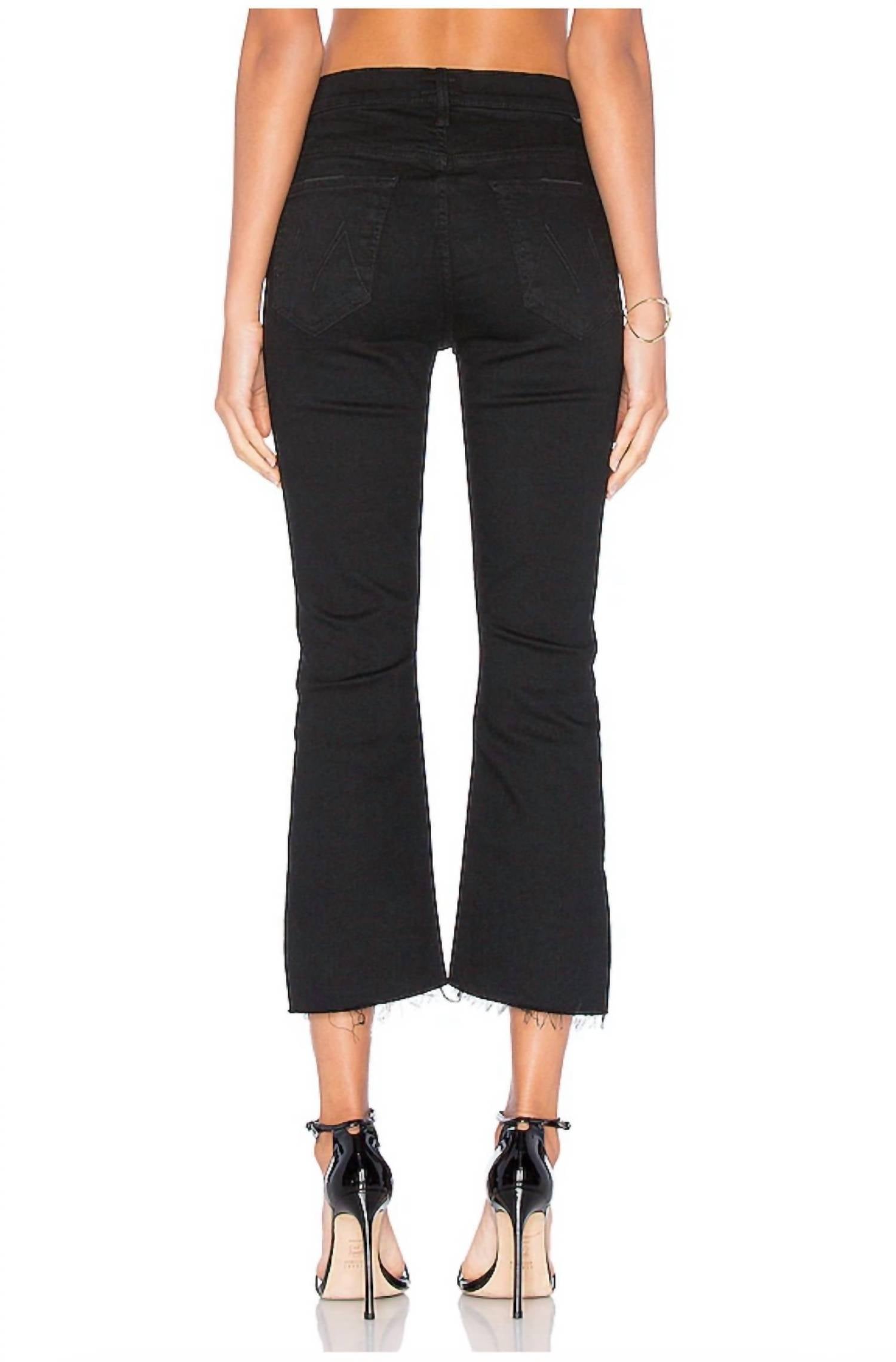 Insider Crop Step Fray Jeans In Not Guilty