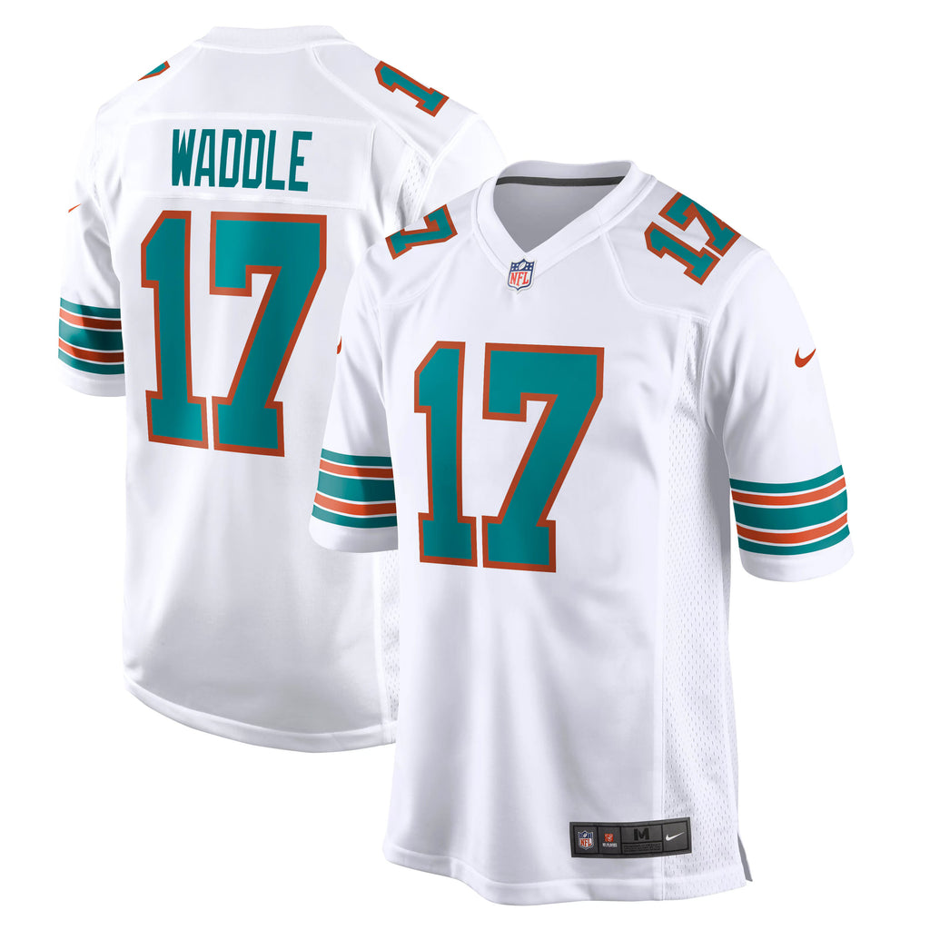 Miami Dolphins Jaylen Waddle White Game Jersey