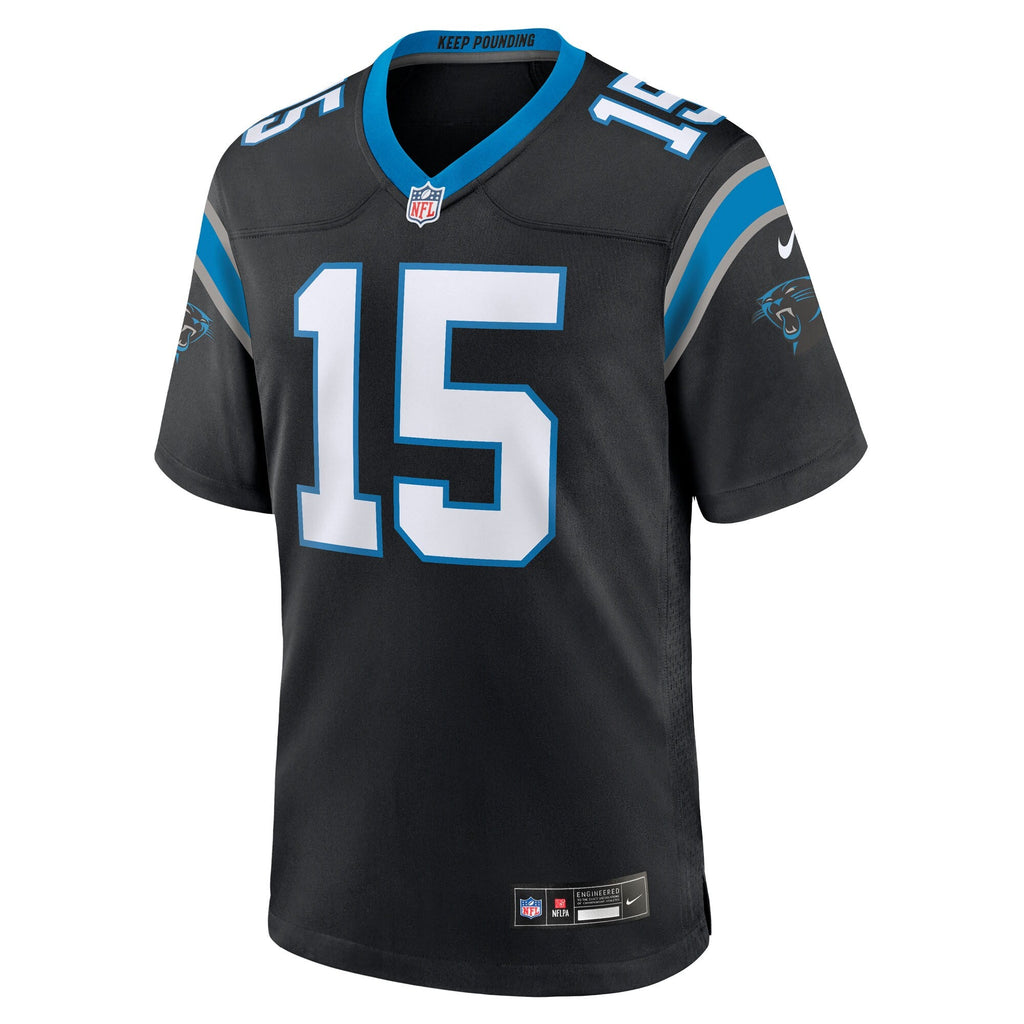 Carolina Panthers Jimmy Horn Jr Black Team Game Jersey