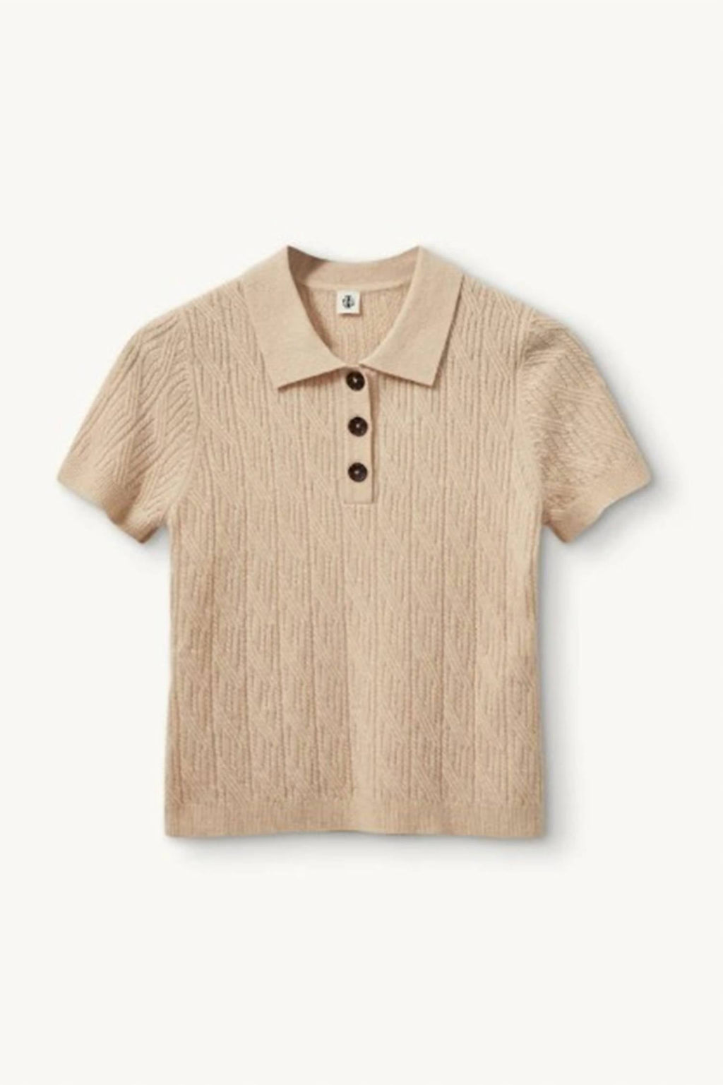 Como Cable Mini Polo In Macadamia