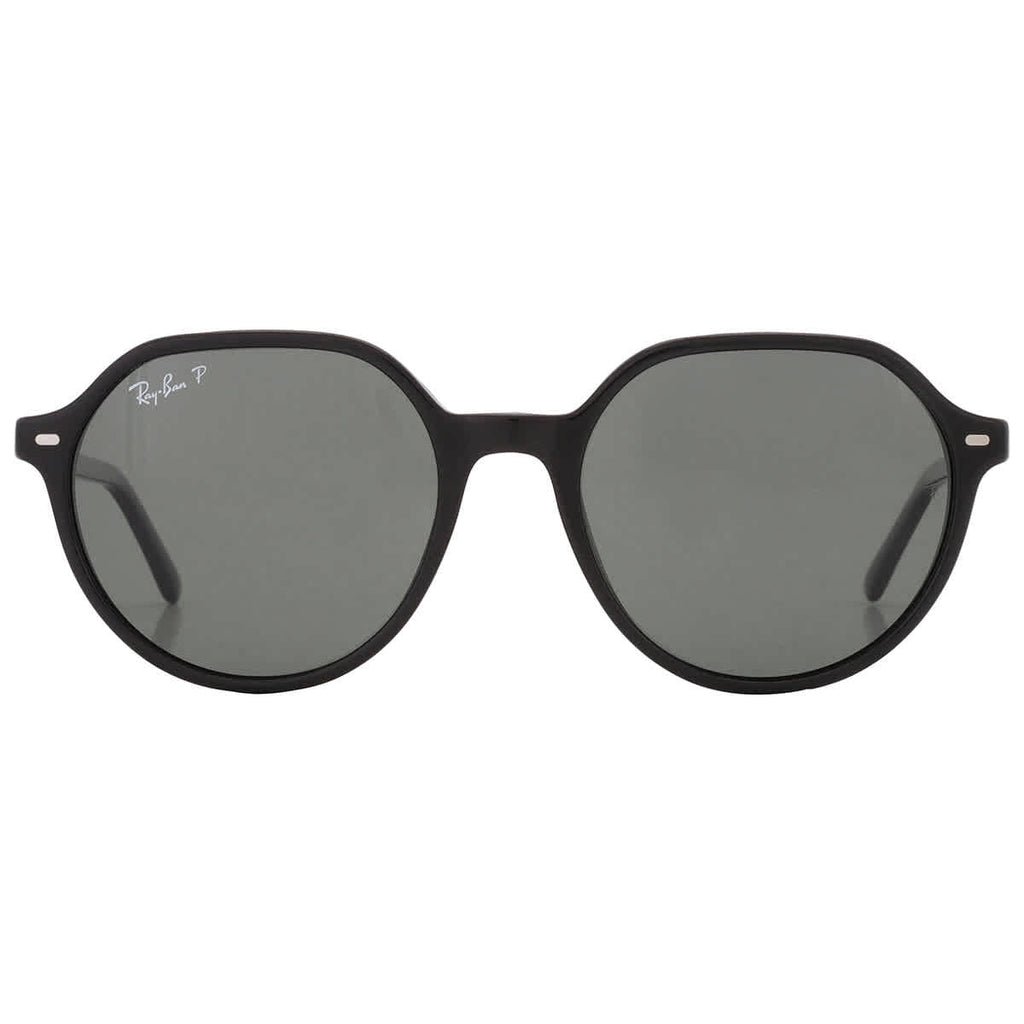 Ray Ban Thalia Polarized Green Square Unisex Sunglasses RB2195 901/58 53