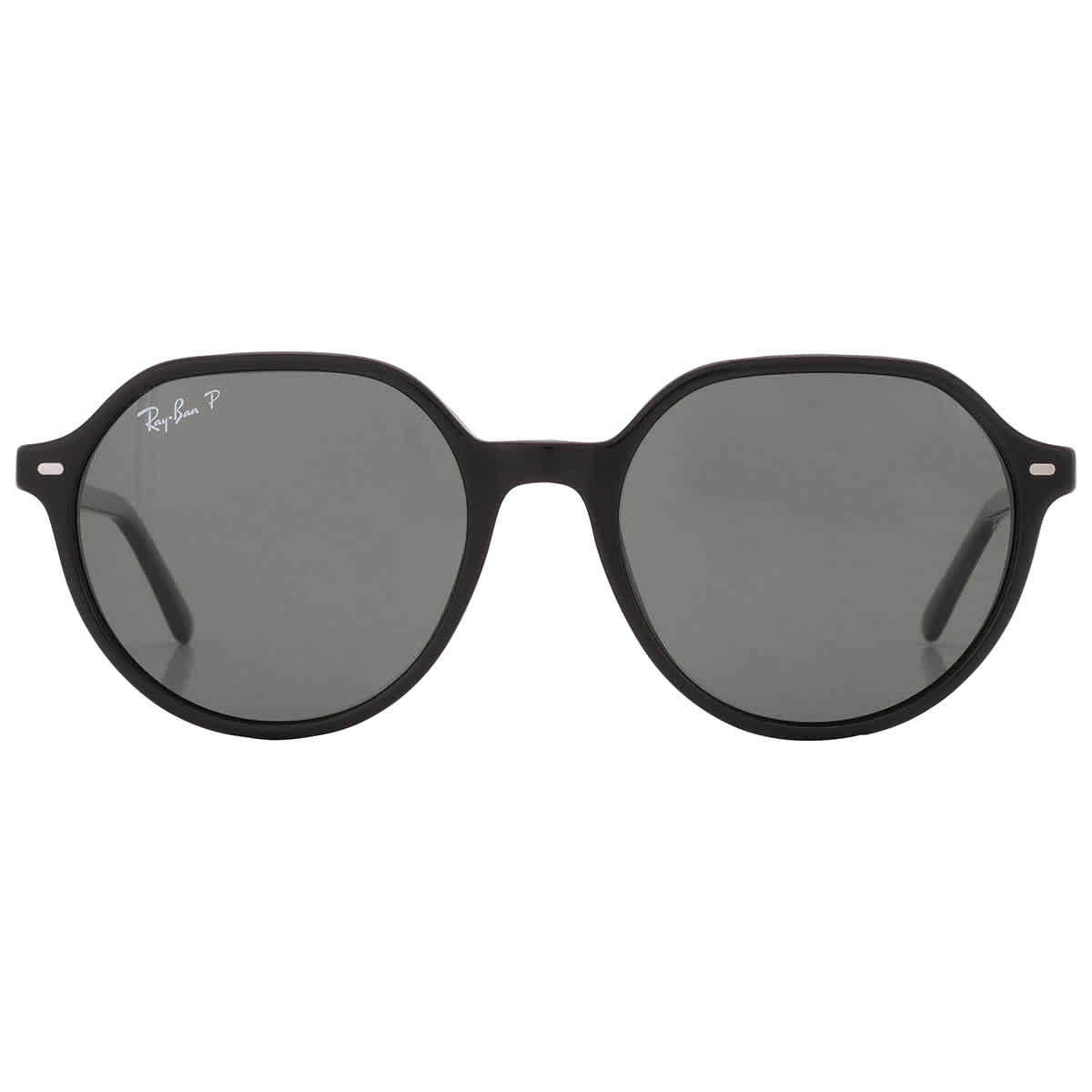 Ray Ban Thalia Polarized Green Square Unisex Sunglasses RB2195 901/58 53