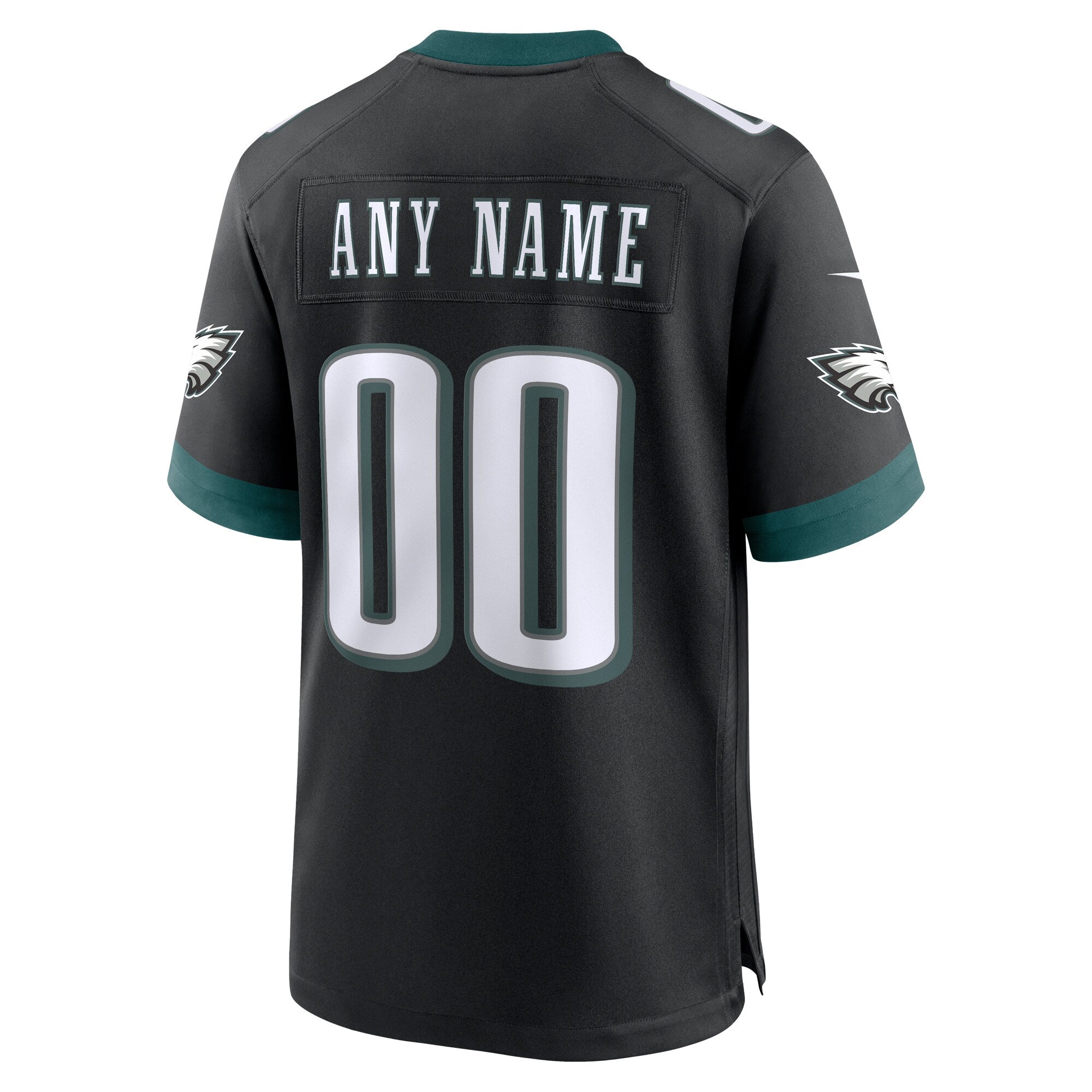 Philadelphia Eagles Black Alternate Custom Game Jersey