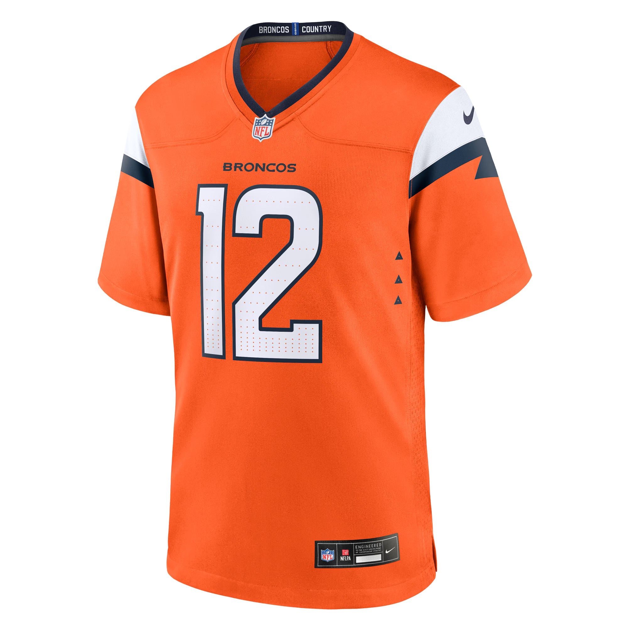 Denver Broncos RJ Harvey Orange Team Game Jersey