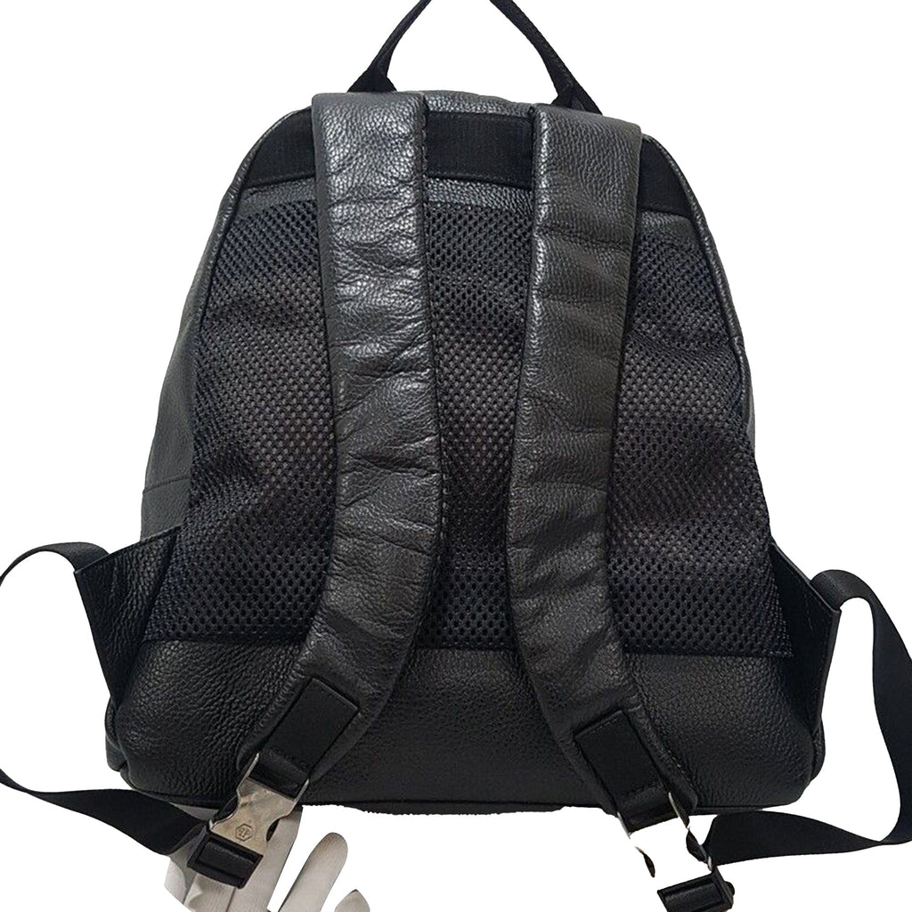 Black Leather Backpack
