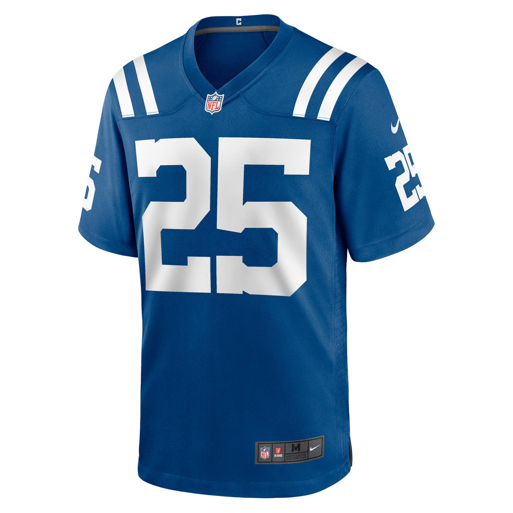 Indianapolis Colts Rodney Thomas Royal Player Game Jersey