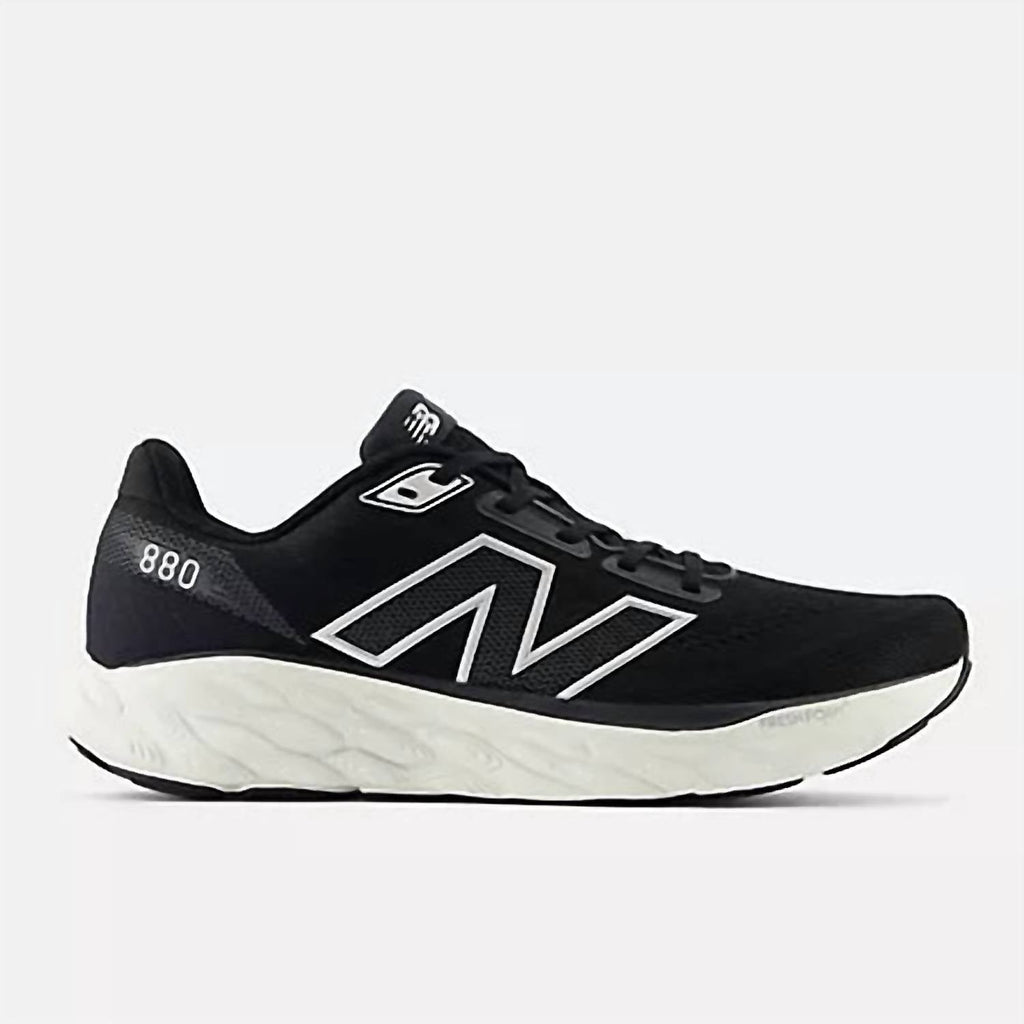 Men's Fresh Foam X 880V14 Running Shoes In Black White