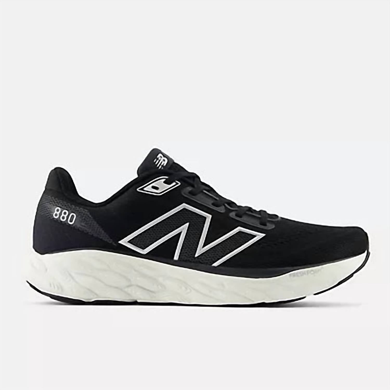 Men's Fresh Foam X 880V14 Running Shoes In Black White
