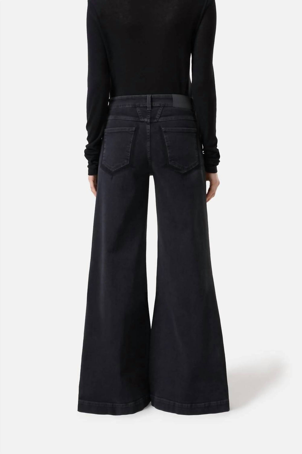 Glow Up Wide Leg Pant In Black