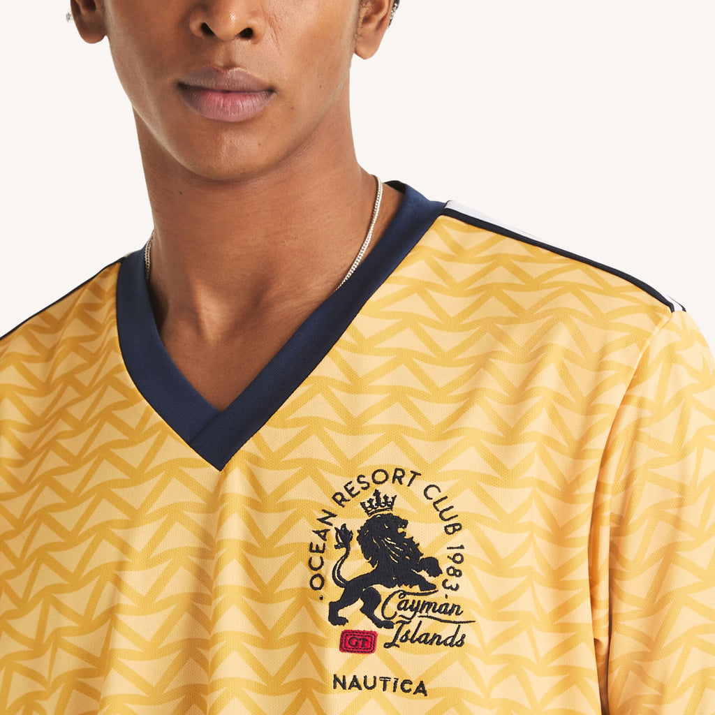 Nautica Mens V-Neck Performance T-Shirt