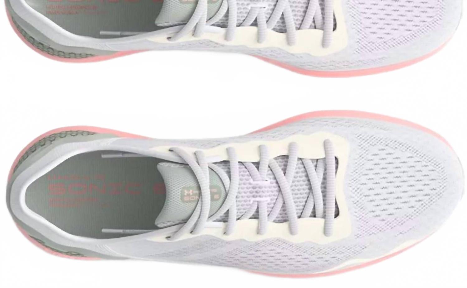 Women's Hovr Sonic 6 Road Running Shoes In White