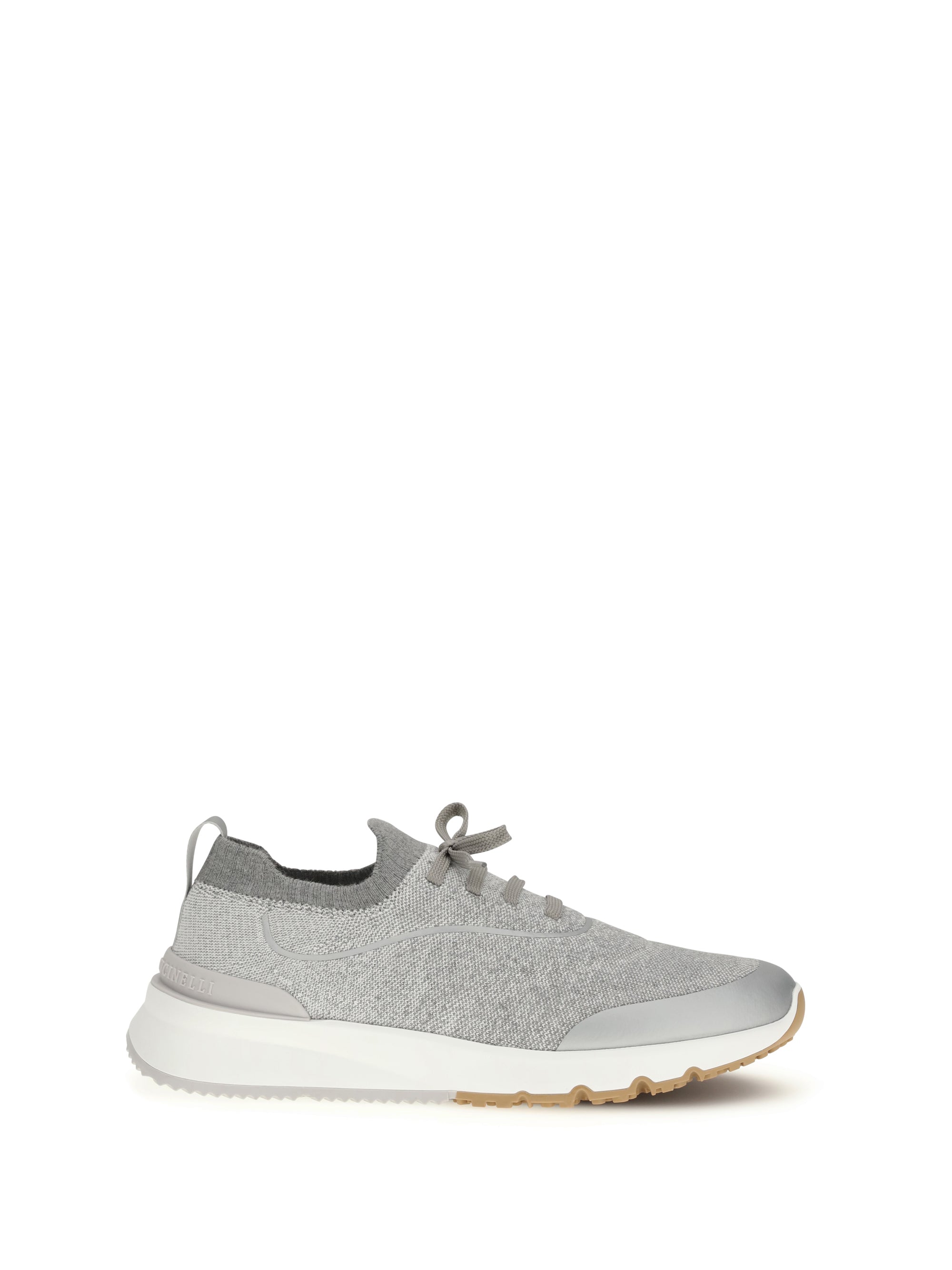 Brunello Cucinelli Men Techno Cotton Knit Sneakers Runners