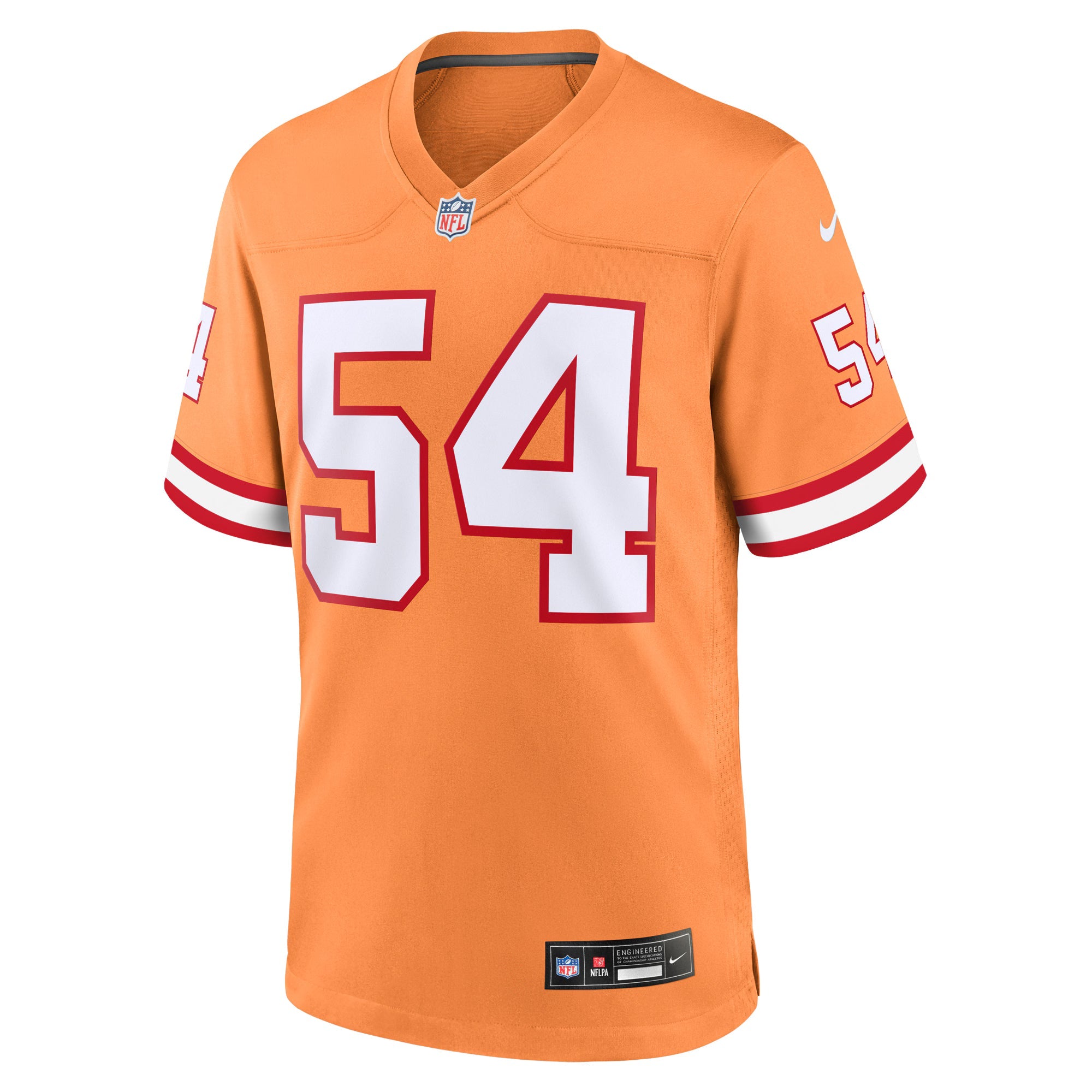 Tampa Bay Buccaneers Lavonte David Orange Throwback Game Jersey