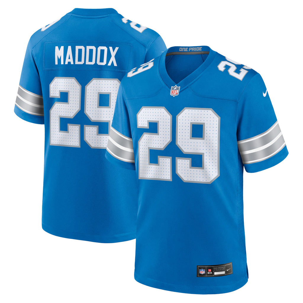Detroit Lions Avonte Maddox Blue Team Game Jersey
