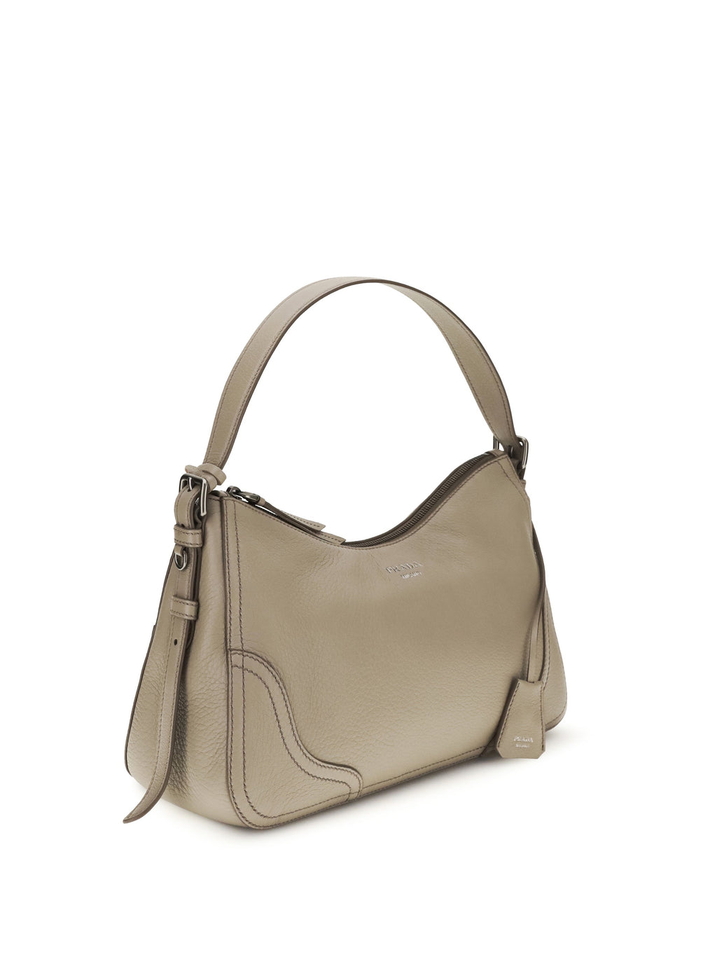 Prada Women Aimée Large Shoulder Bag In Leather