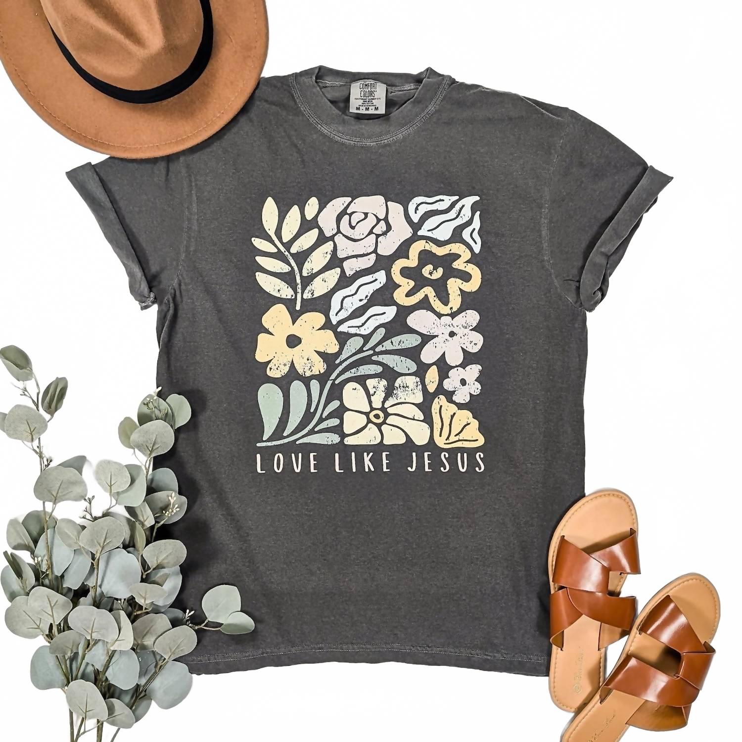 Love Like Jesus Tees In Multi