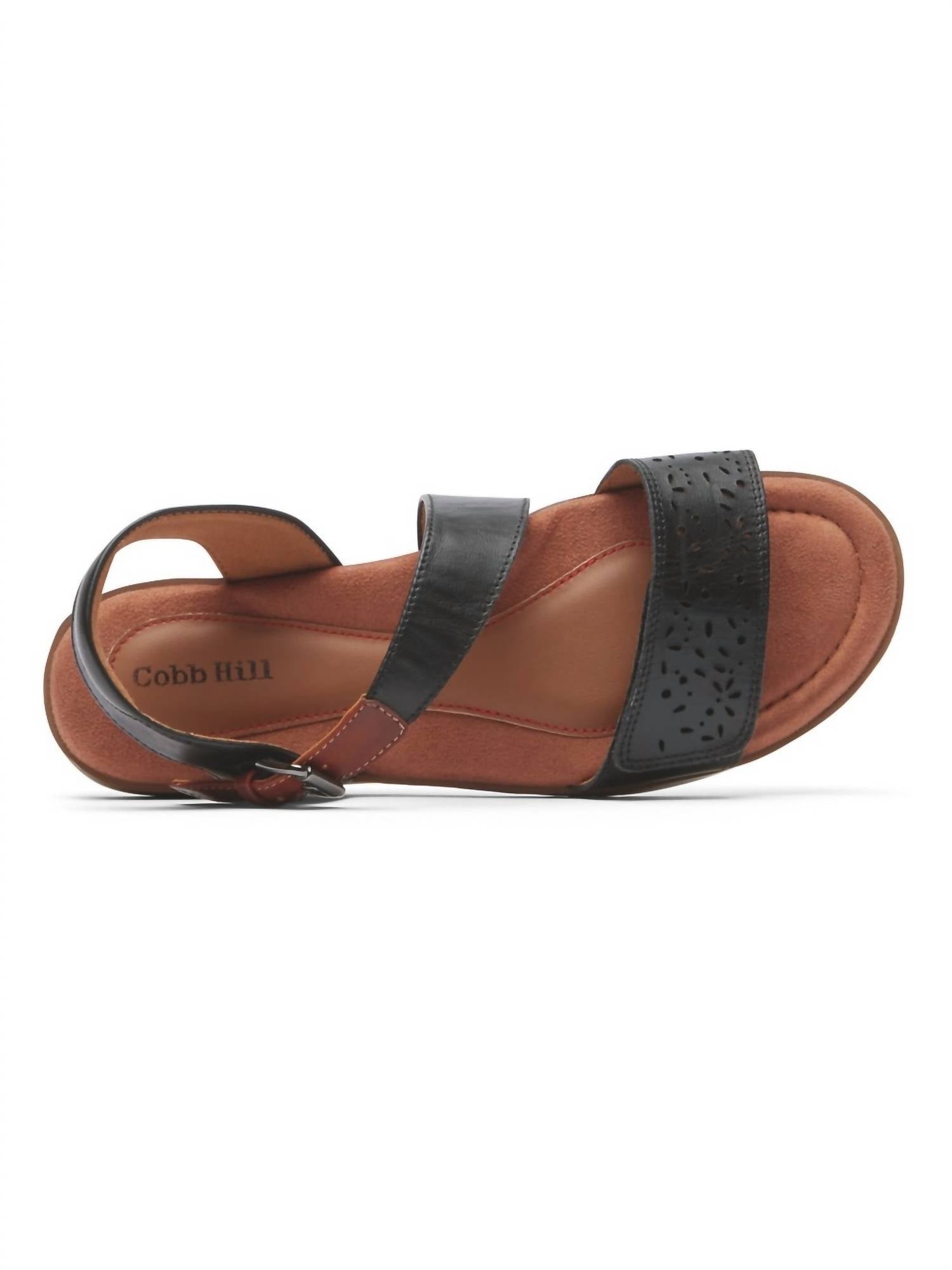 Women's Zion Sandal In Black Leather