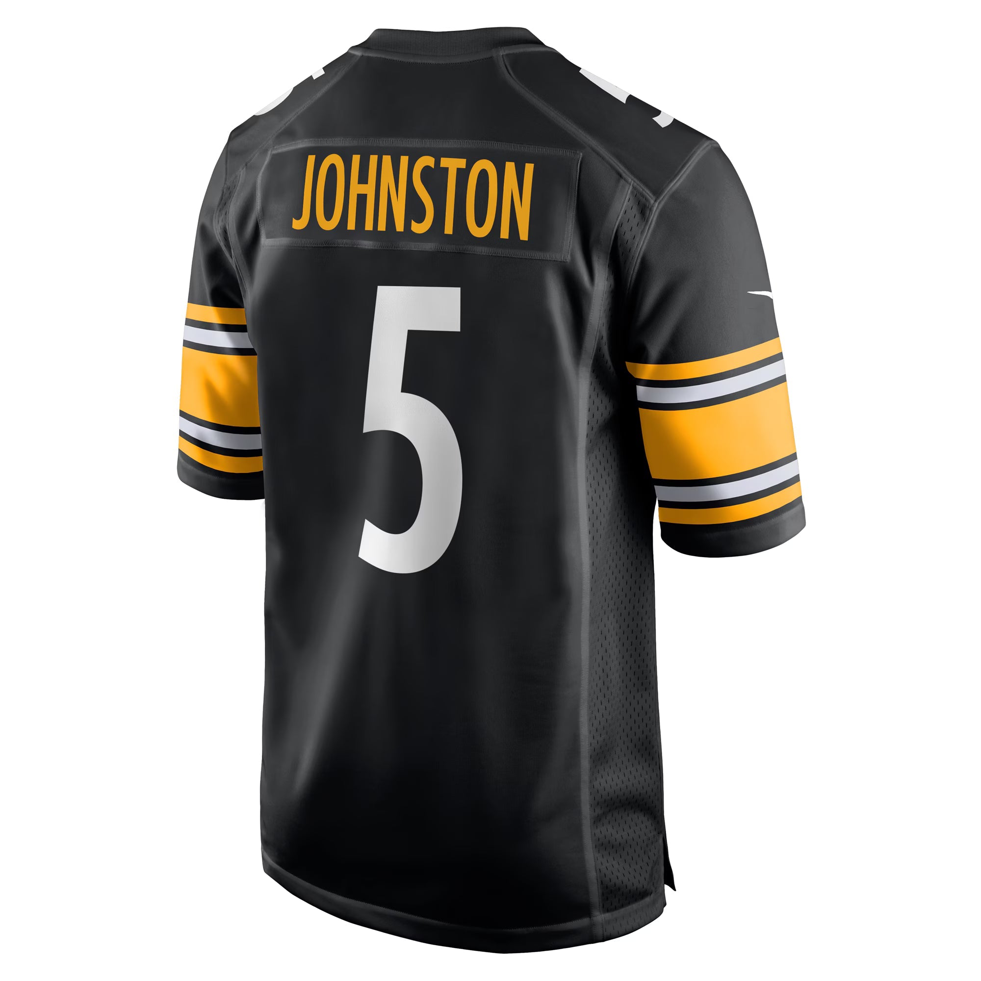 Pittsburgh Steelers Cameron Johnston Black Game Jersey