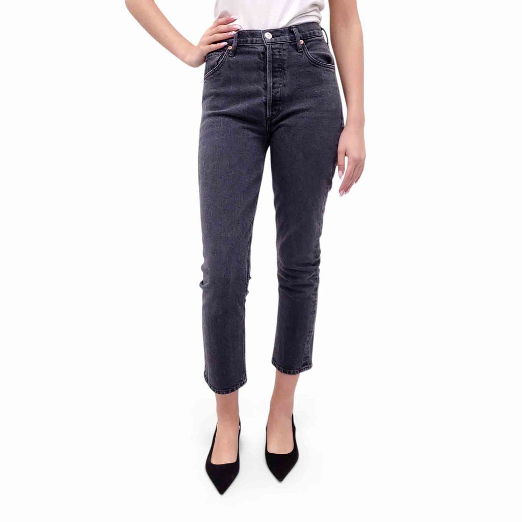 CITIZENS OF HUMANITY GREY CHARLOTTE JEANS - SIZE 27