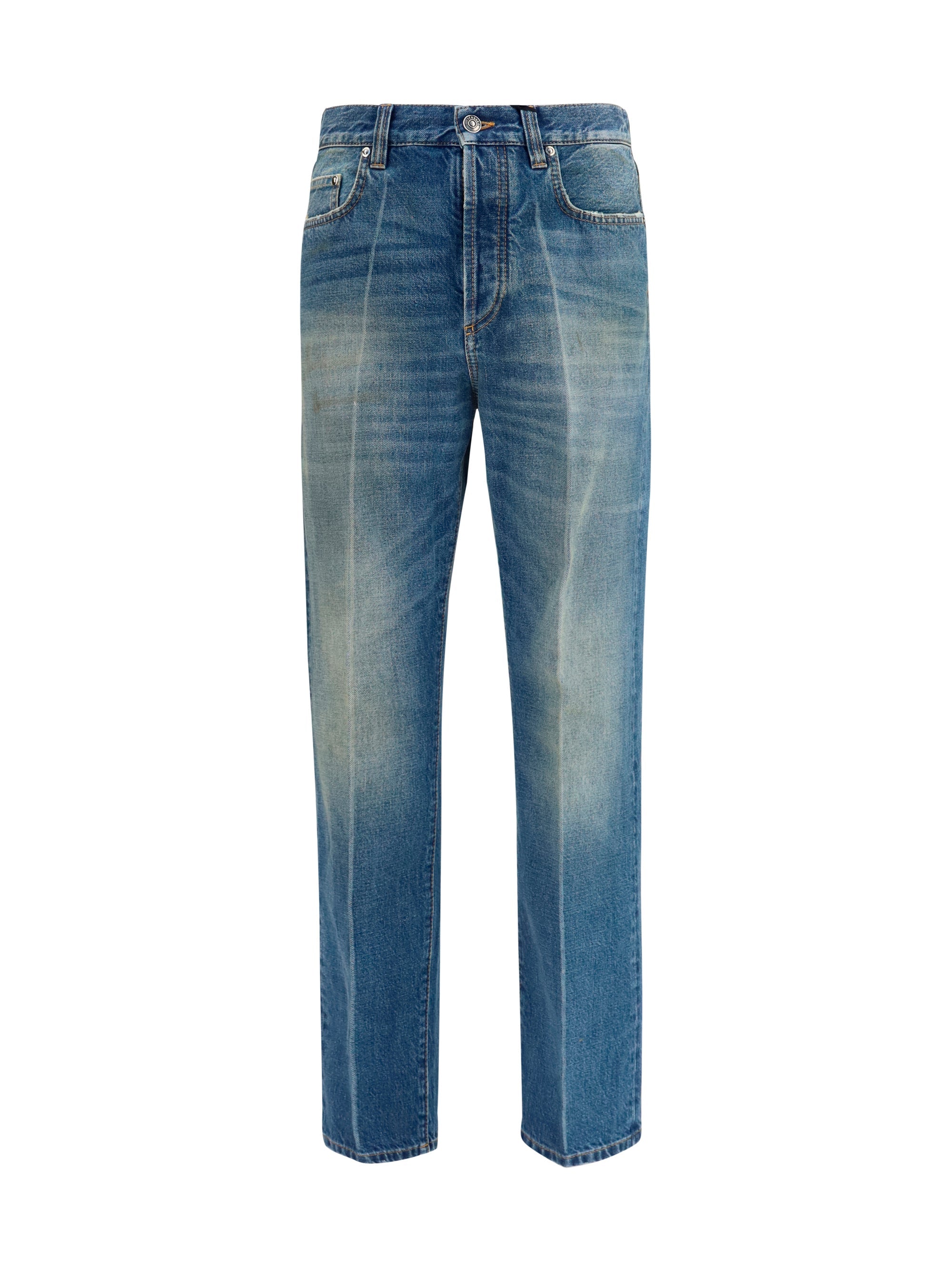 Versace Men Straight-Leg Denim Jeans