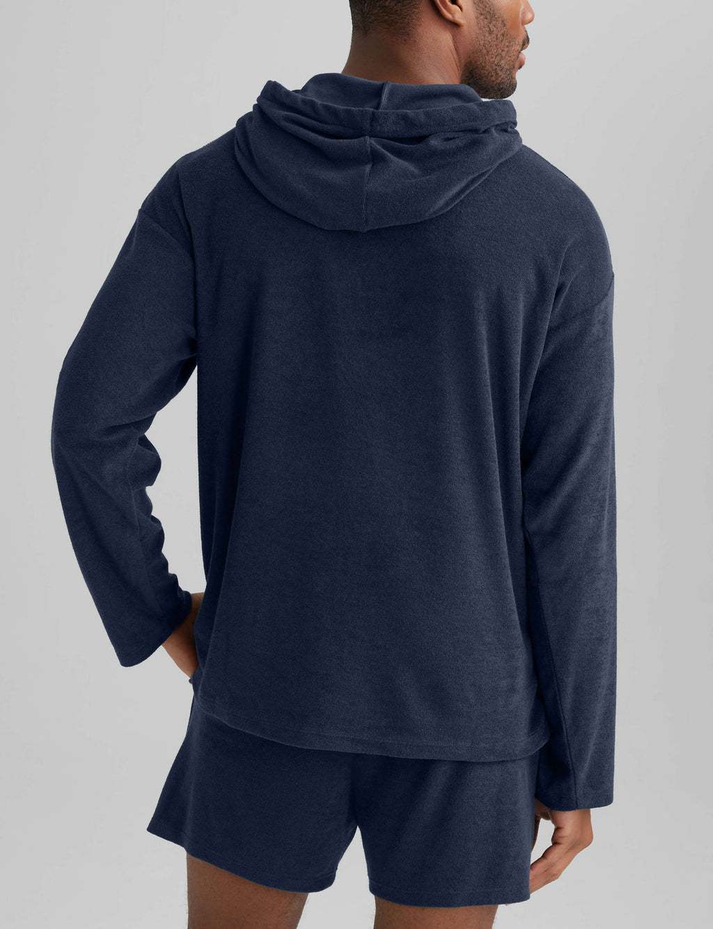 Men's Towel Terry Hoodie Shirts