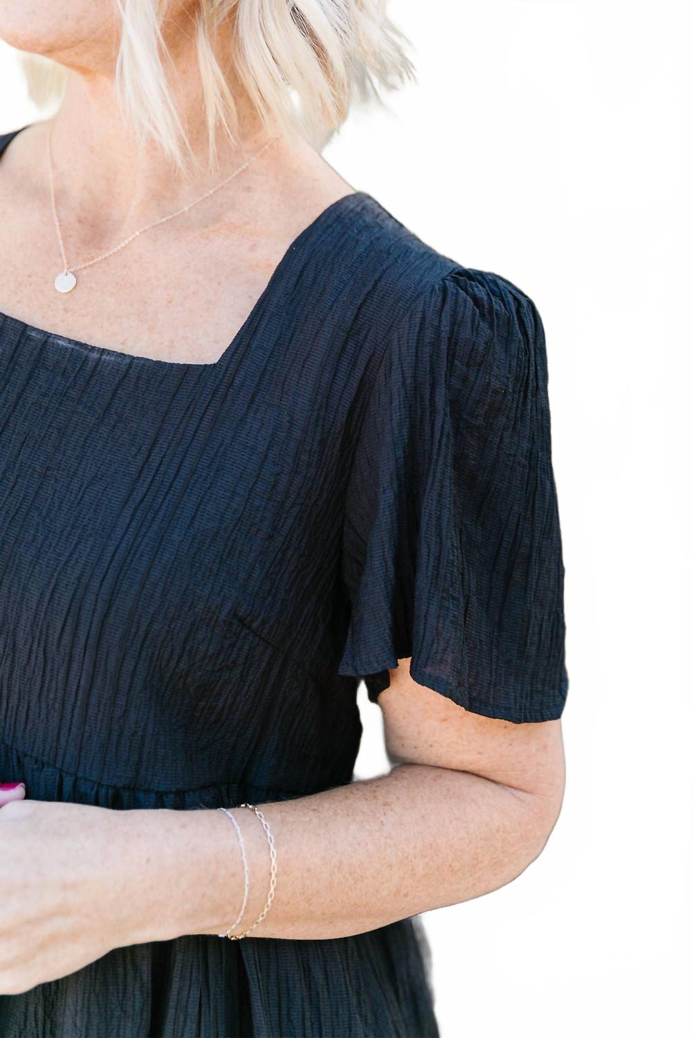 Wendi Midi Dress In Black