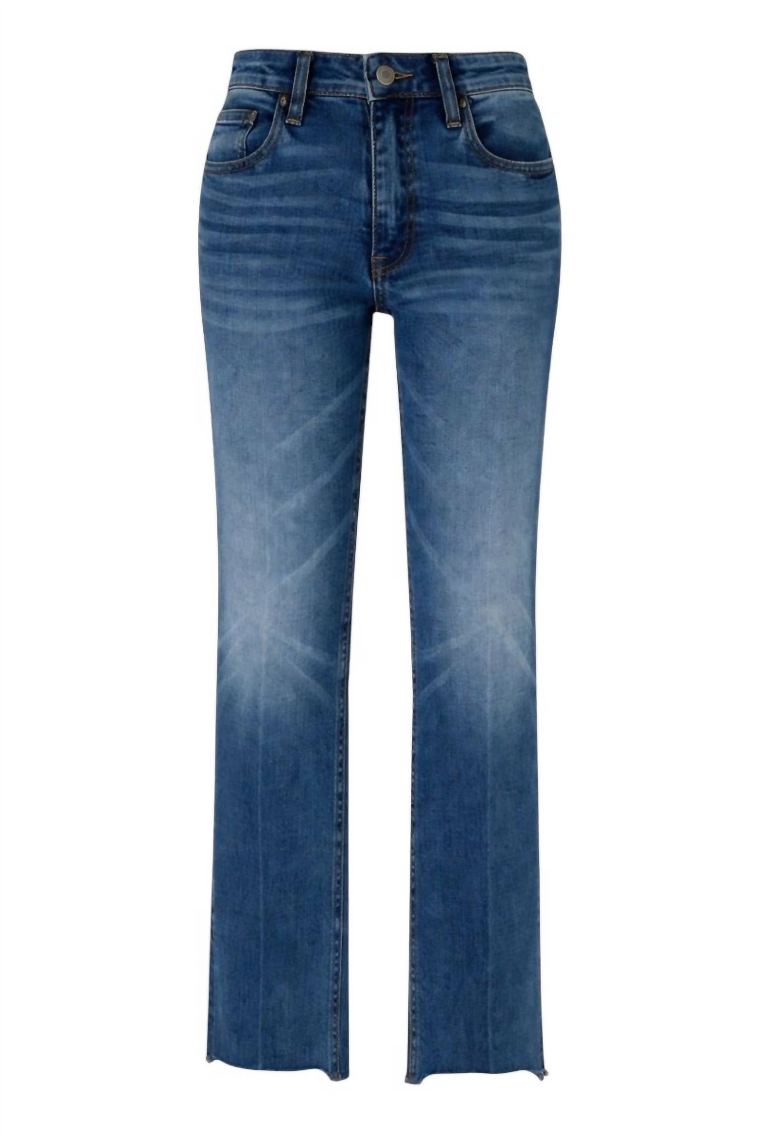 Women's Rachael High Rise Fab Ab Mom Raw Hem Jeans In Perfect