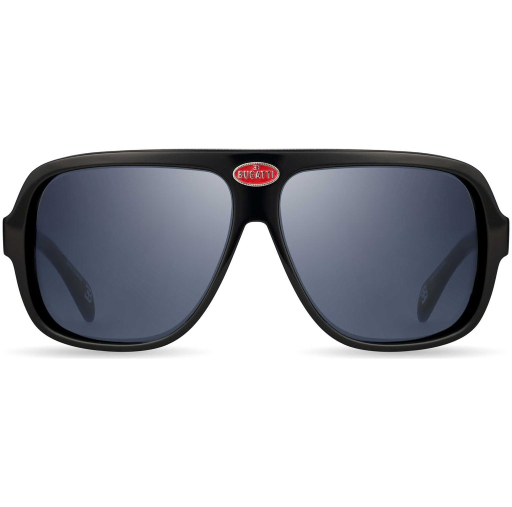 Bugatti Men's 60 mm Black Sunglasses