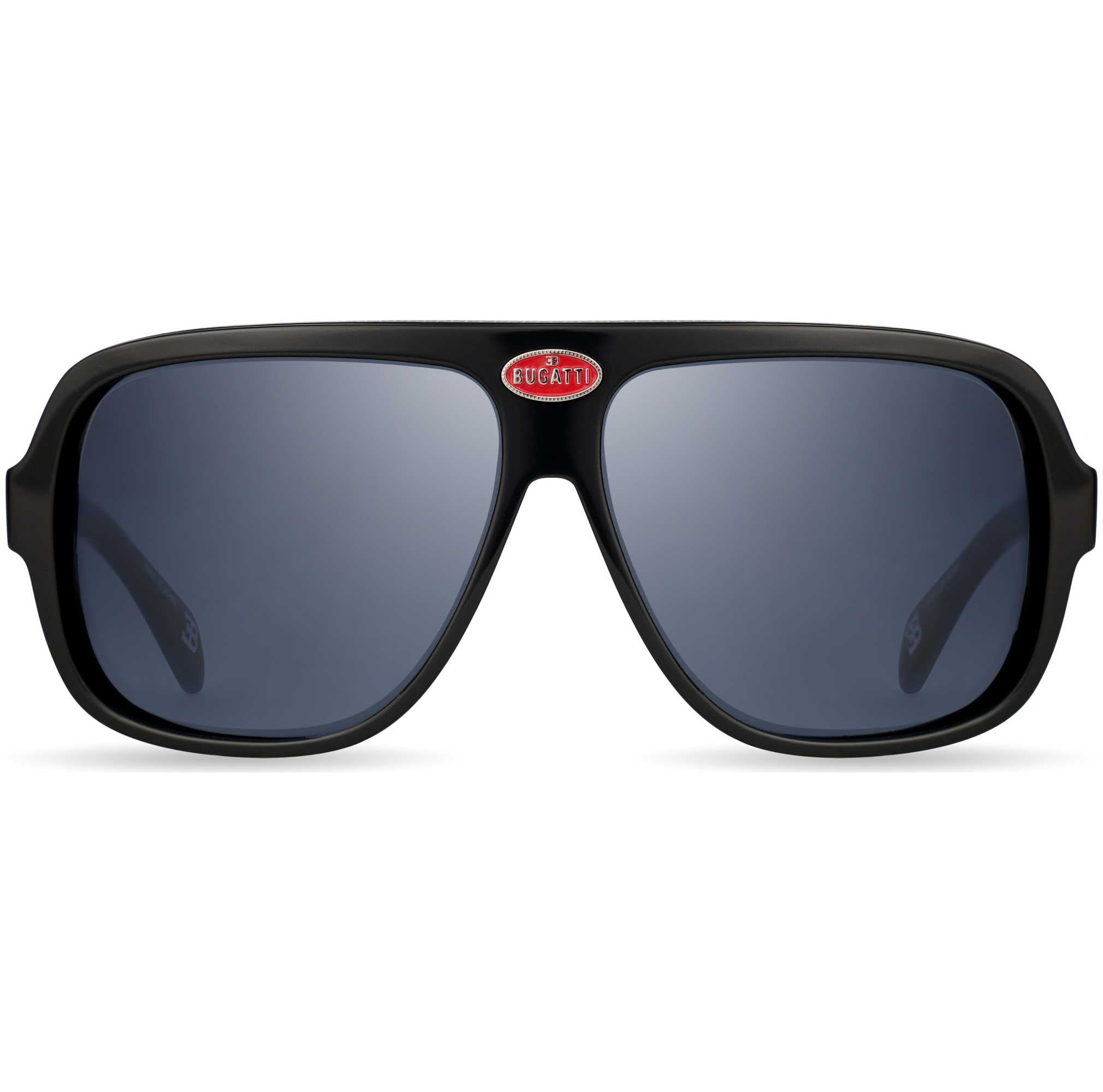 Bugatti Men's 60 mm Black Sunglasses