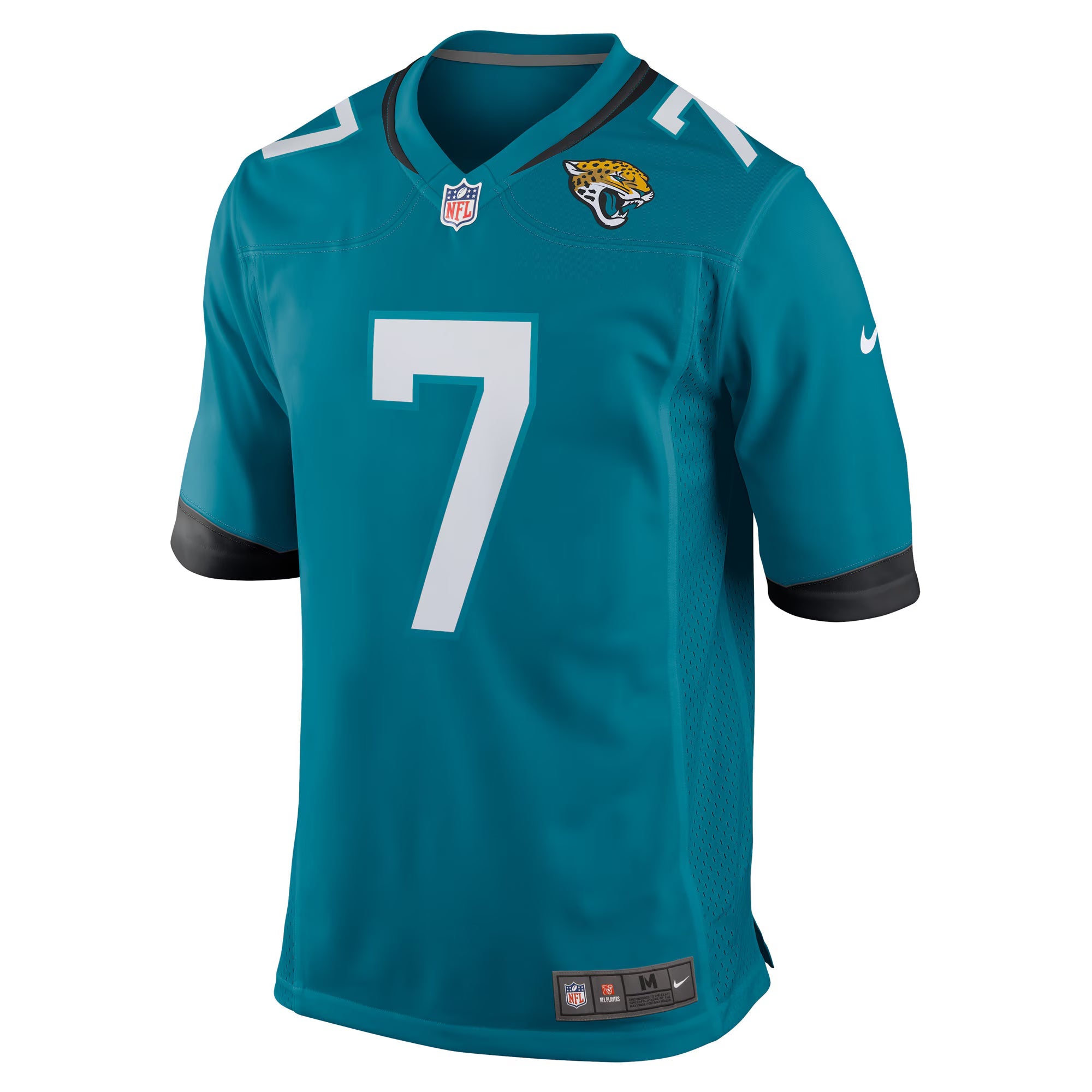 Jacksonville Jaguars Byron Leftwich Teal Retired Player Game Jersey