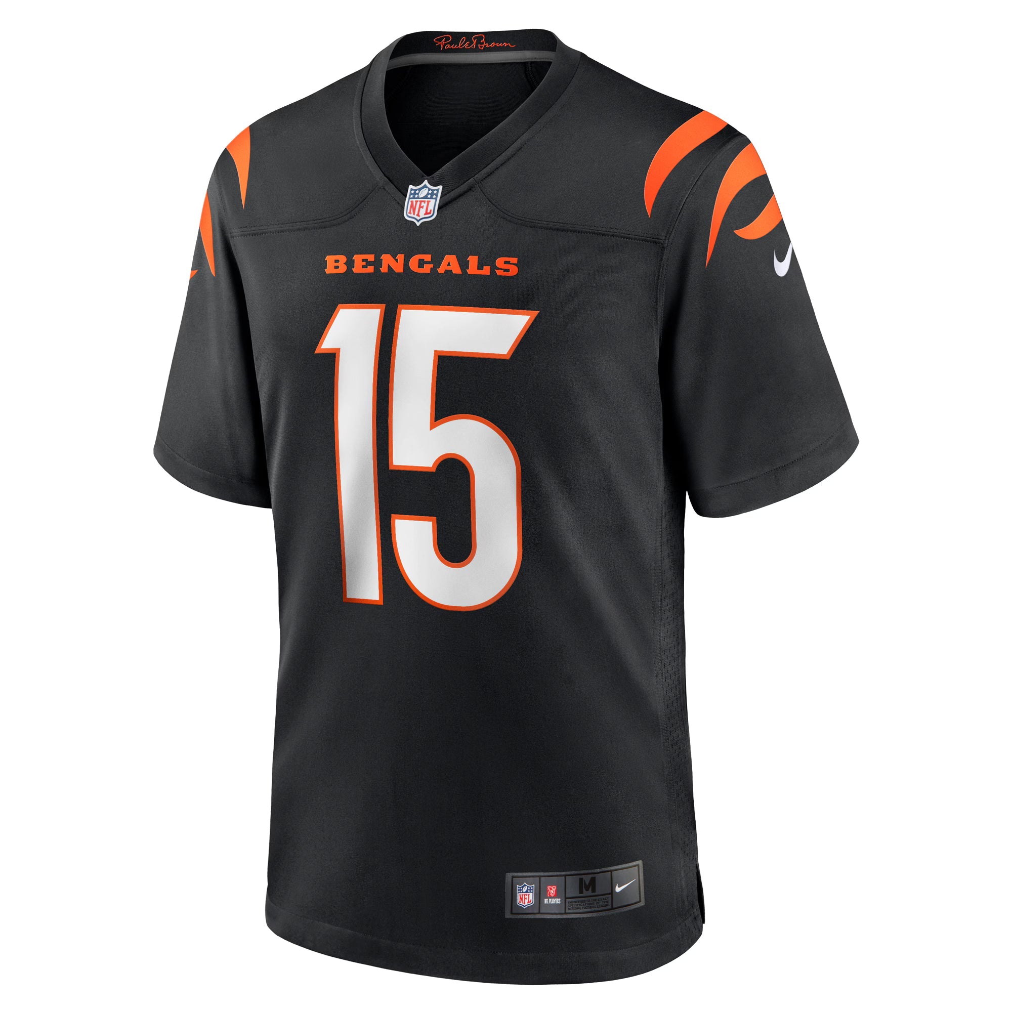 Cincinnati Bengals Charlie Jones Black Team Game Jersey