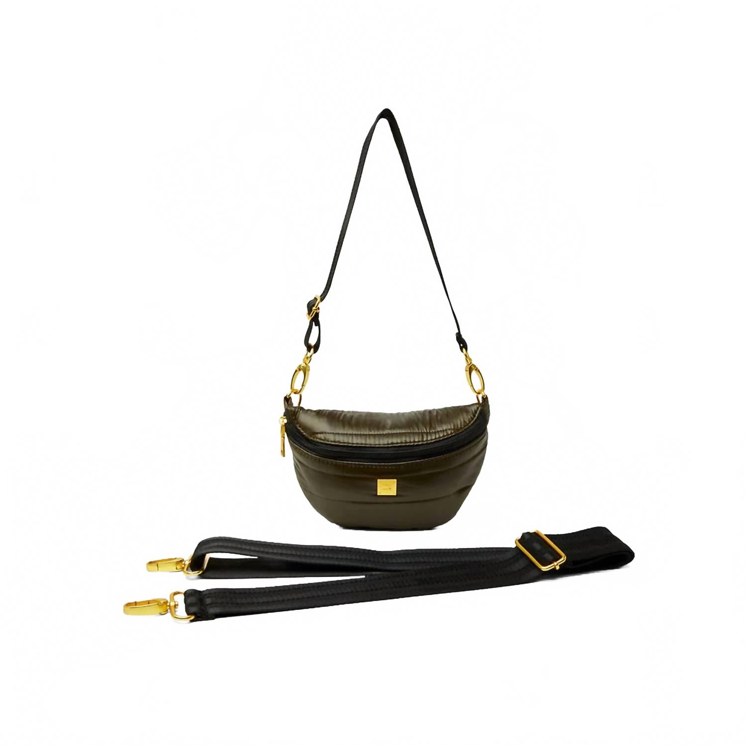 Women's Shining Star Bag In Shiny Dark Olive
