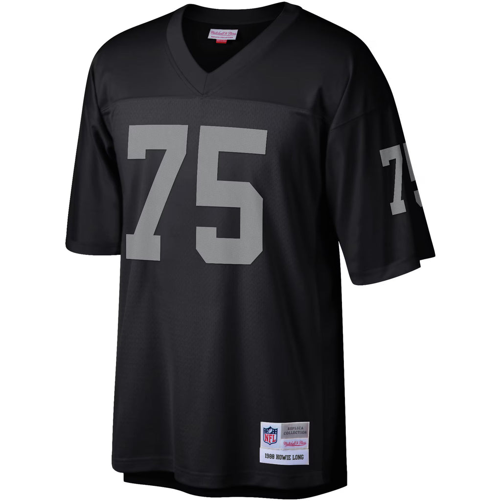 Las Vegas Raiders Howie Long Mitchell & Ness Black Legacy Replica Jersey