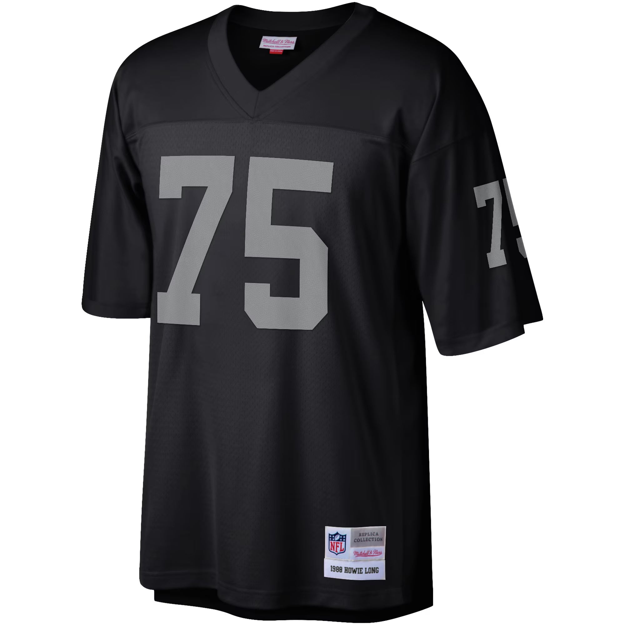 Las Vegas Raiders Howie Long Mitchell & Ness Black Legacy Replica Jersey