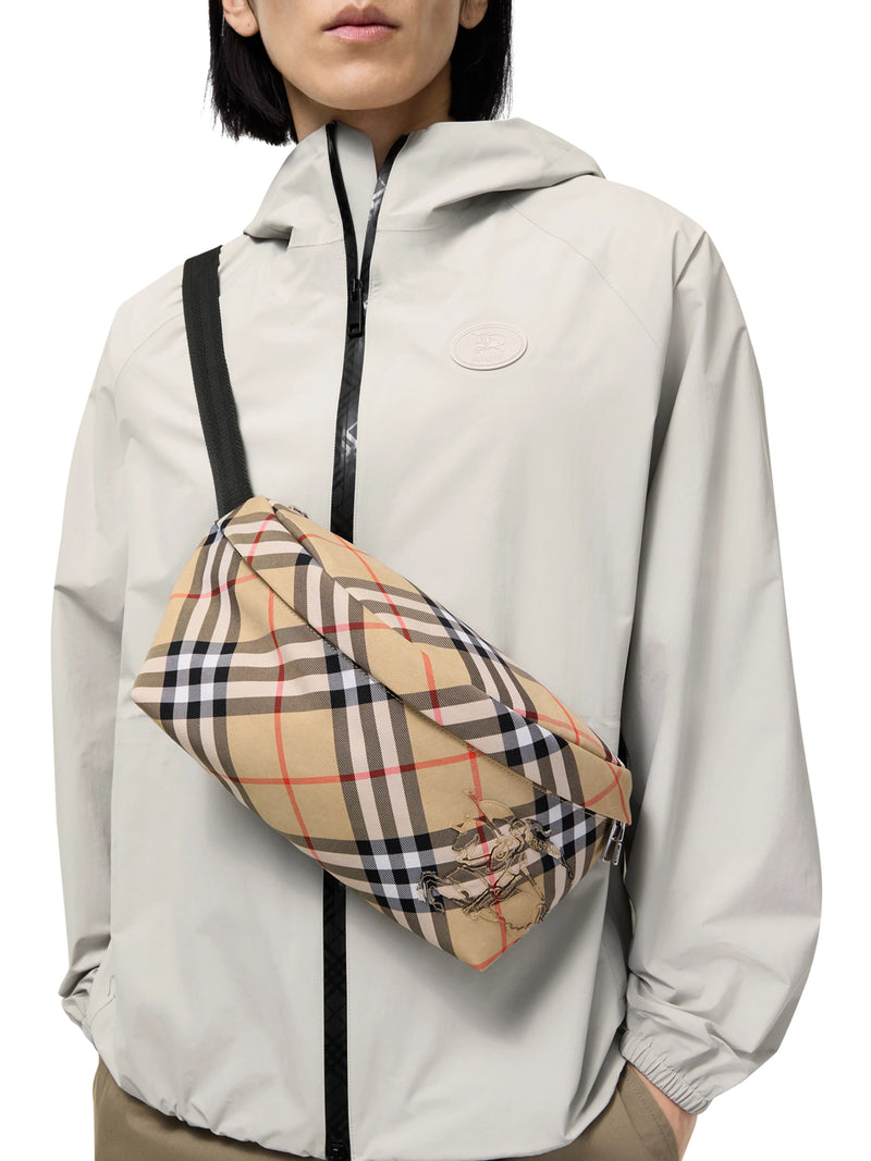 Burberry Men Nylon Bag With Ekd Logo