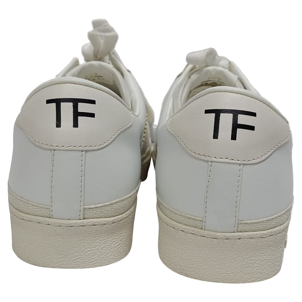 Tom Ford Bannister Sneakers in White Leather